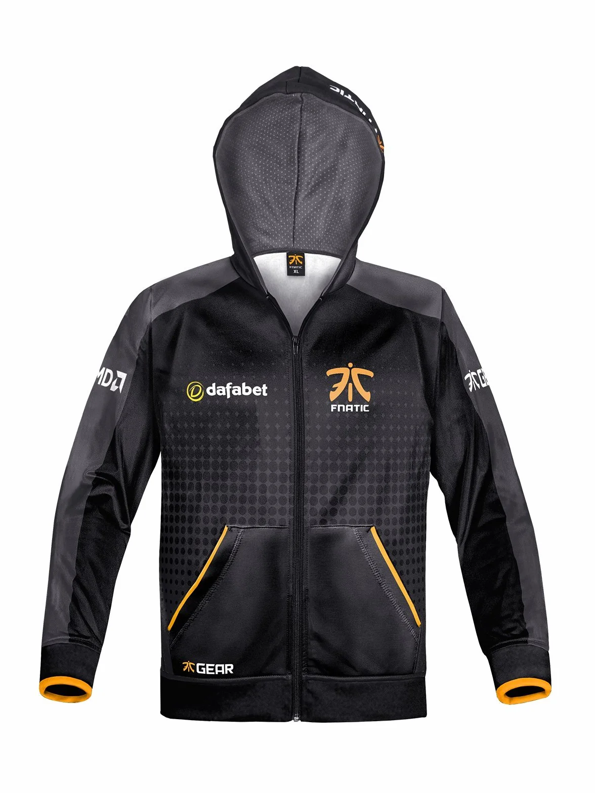 Fnatic Men's Player Zipped Hoodie 2XL