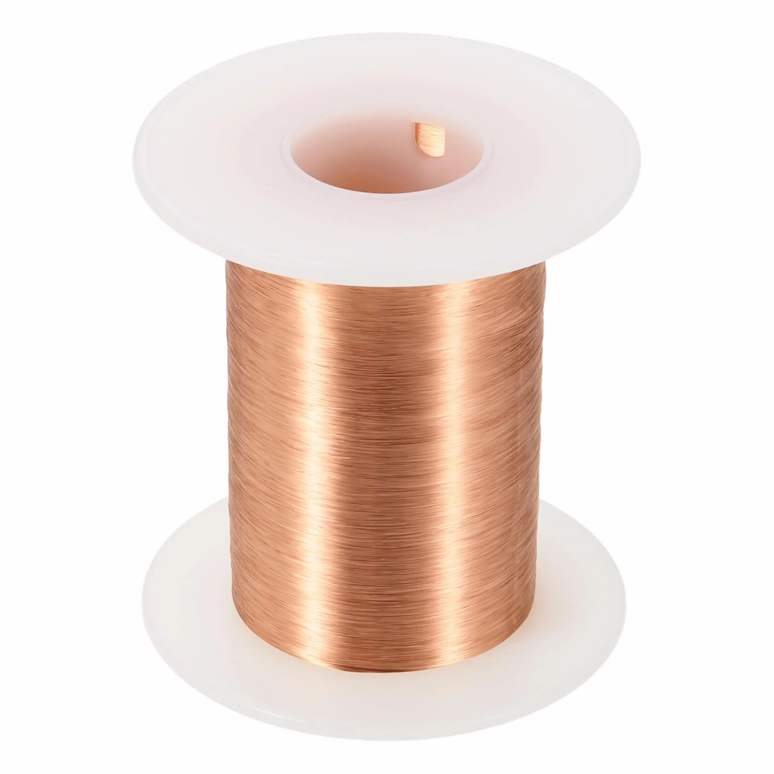 QUARKZMAN 42 AWG Alambre Magnetizado, Cobre Esmaltado 4 Oz Bobina Magnética Transformador Grado F 155°C
