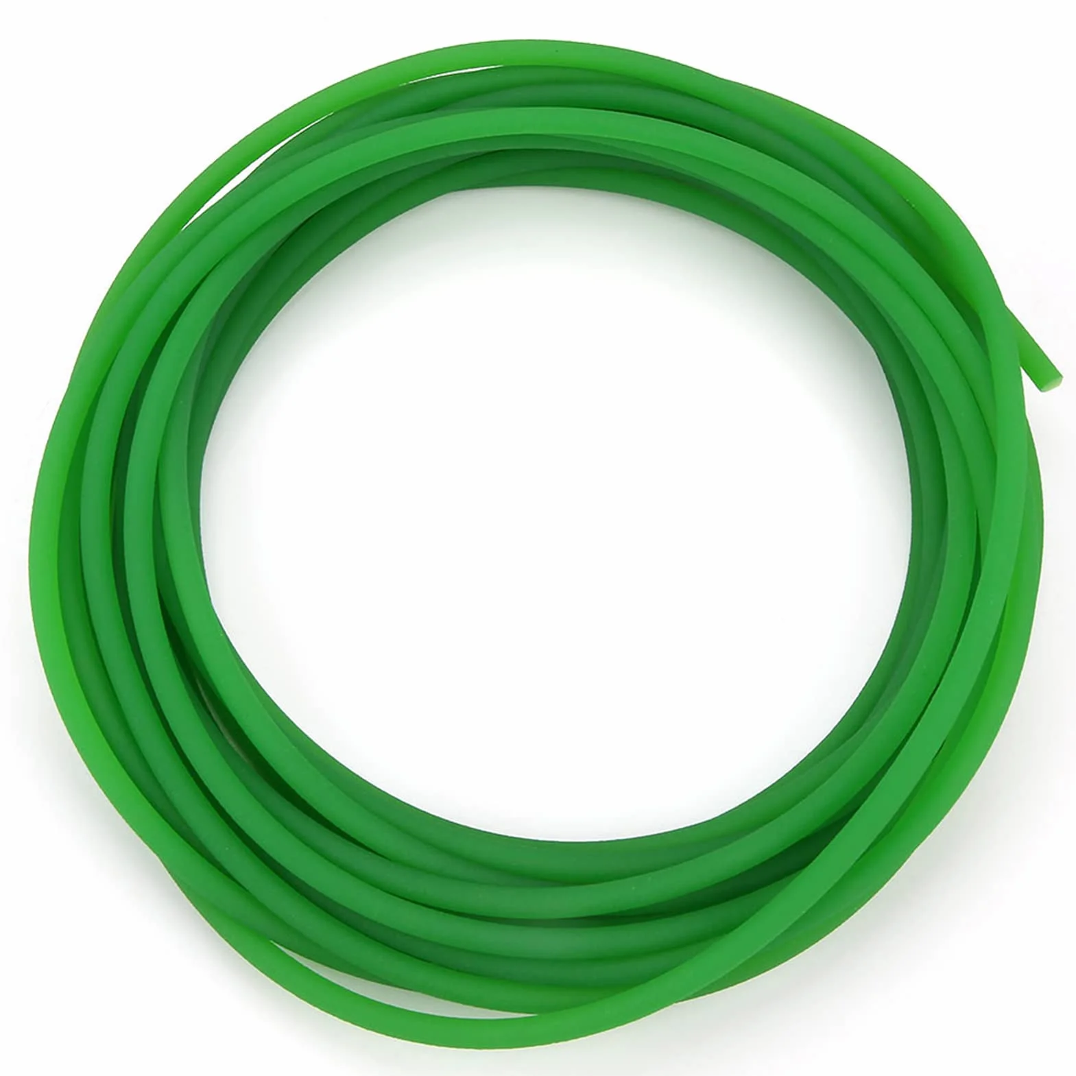 Correa de Poliuretano Redonda Rugosa Verde 6mm x 10m para Transmisión de Accionamiento