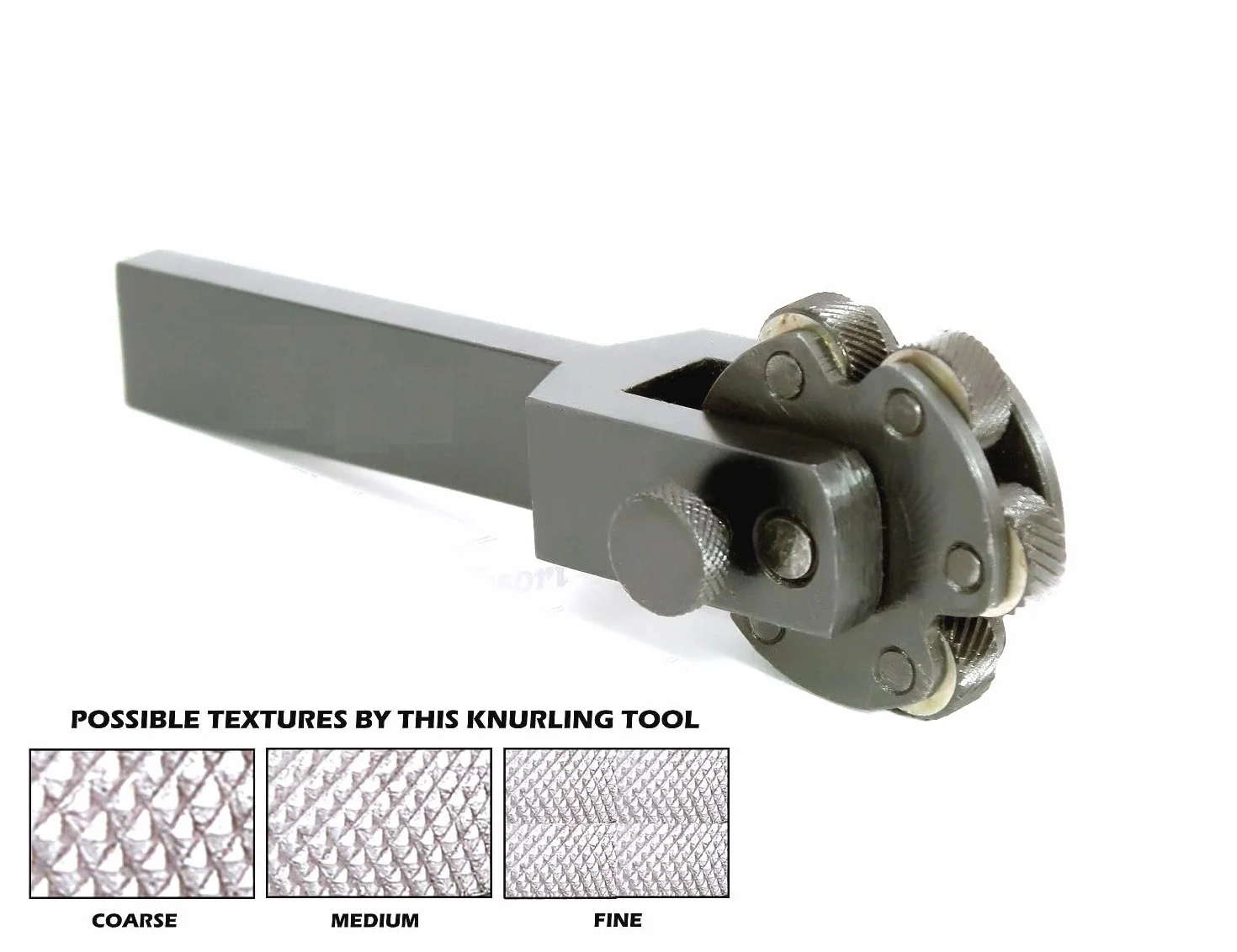 Herramienta de moleteado de torno multitextura 6 ruedas 3/8 x 7/8 x 5-1/2 pulgadas