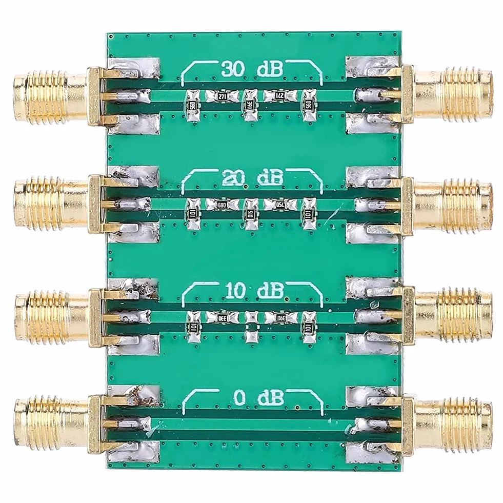 Atenuador Fijo RF DC-4.0GHz SMA Doble Cabeza Hembra para Módulos