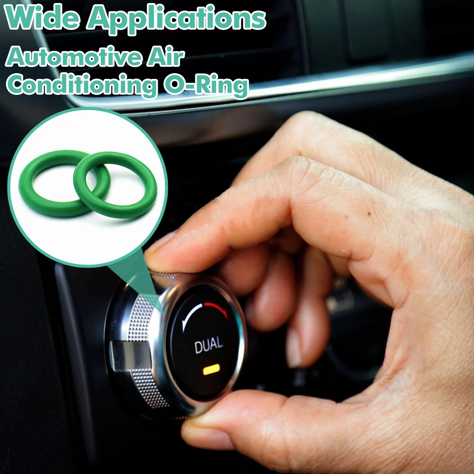 595 piezas kit de juntas tóricas para aire acondicionado automoción A/C