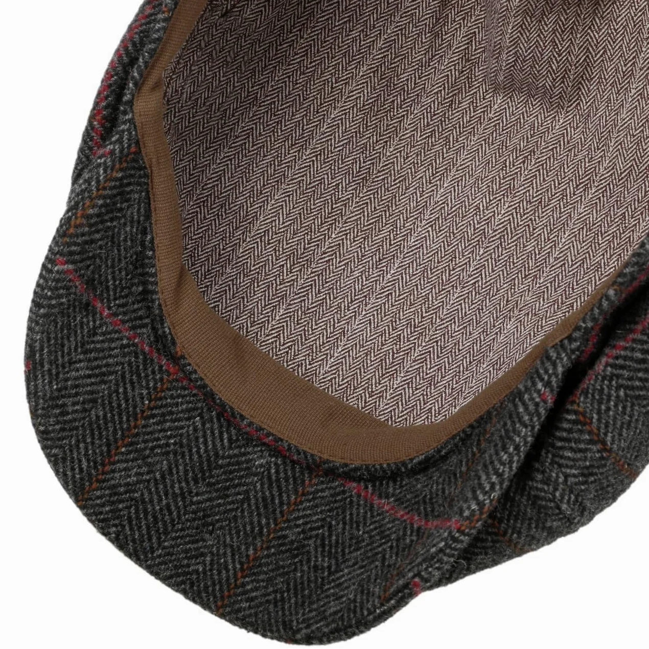 Stetson Hatteras Gallanger Gorra Newsboy Espiga Multicolor Hecho en UE Unisex Otono Invierno