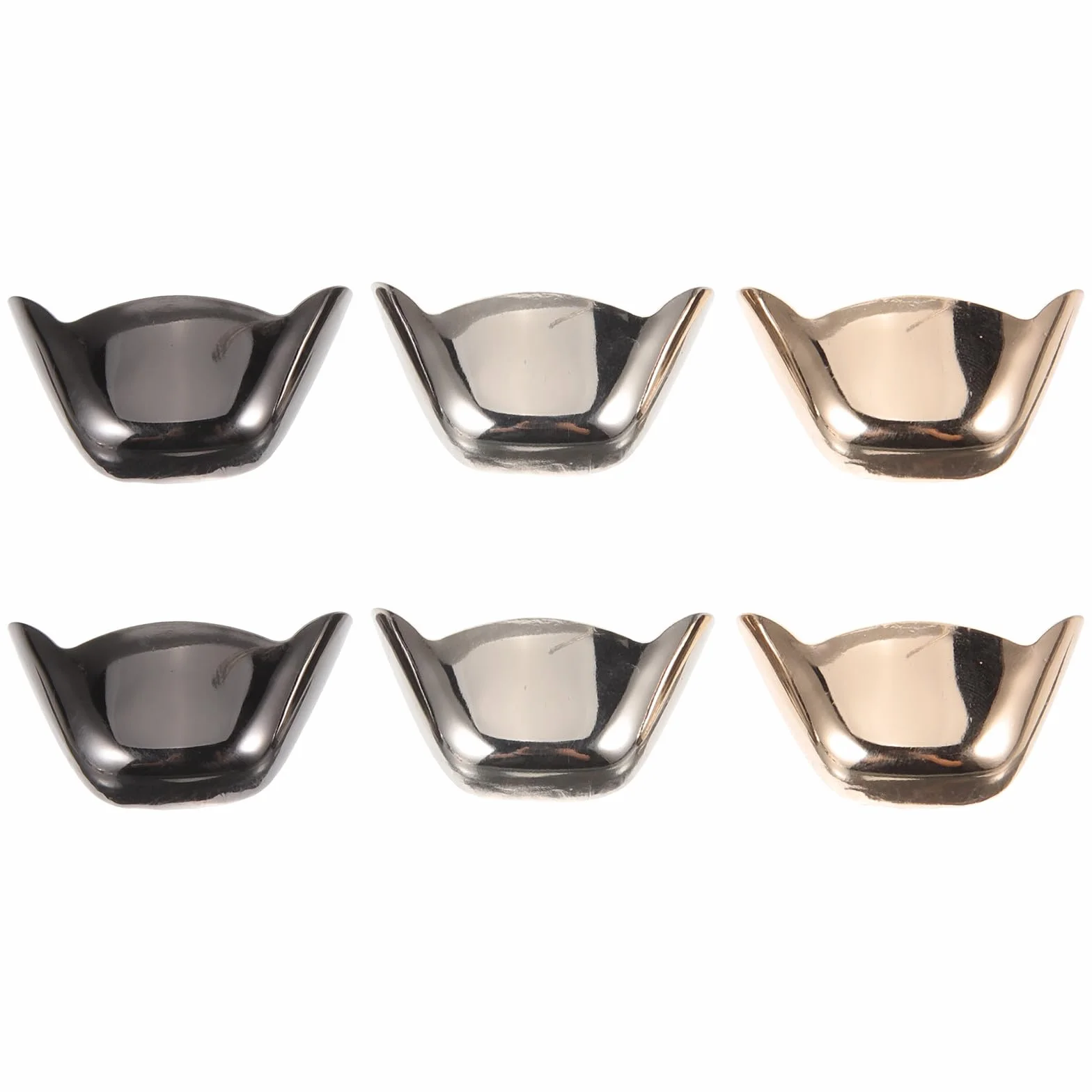 Cubiertas Decorativas Metálicas para Punteras de Tacones 3 Pares Protectores para Zapatos de Mujer Resistentes y Adaptables para Uso Diario y Ocasiones Obsequios