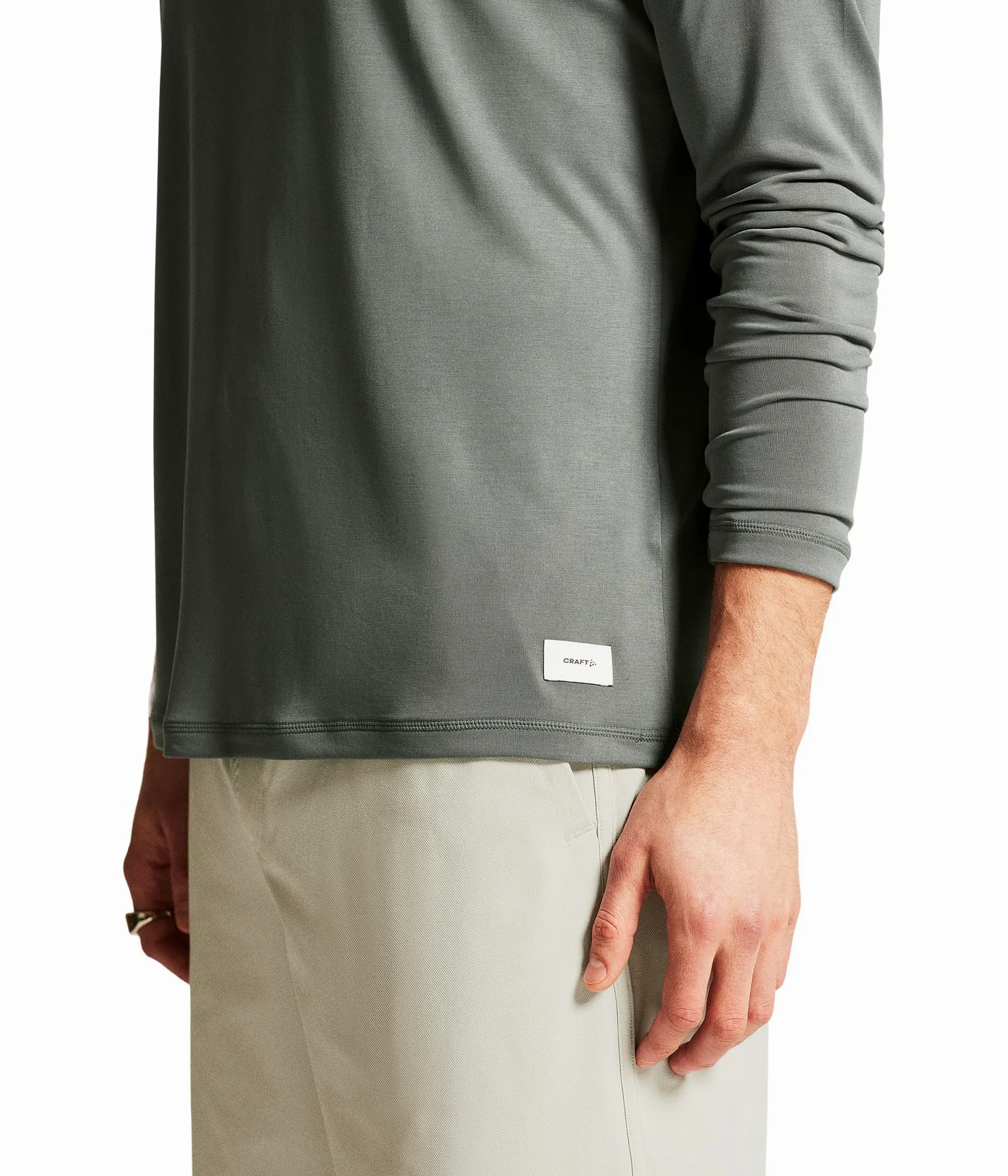 Craft Collective Bi-Blend - Camiseta de Manga Larga para Hombre