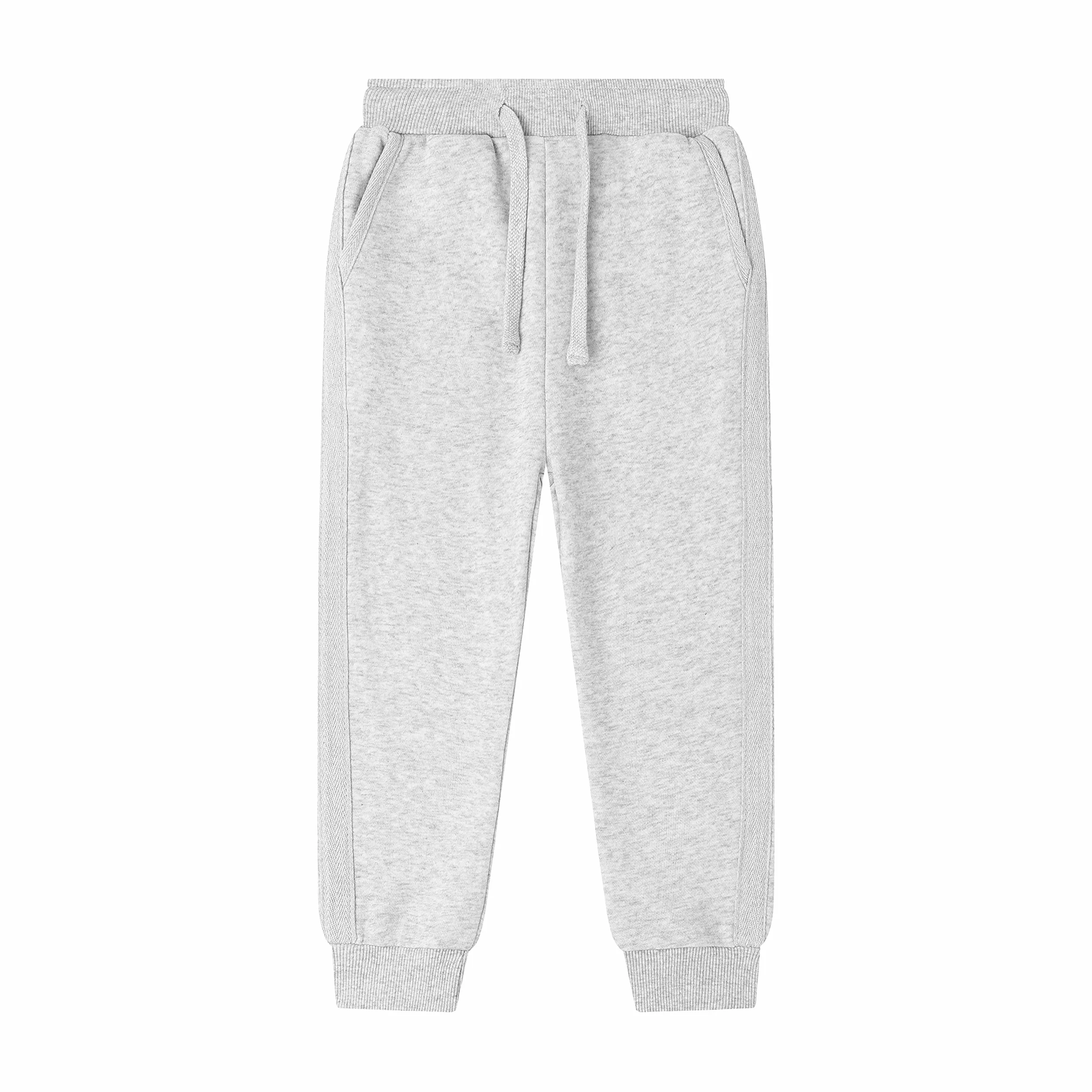 Pantalón Deportivo Niño Algodón Chándal Rizo Pantalones Largos Jogging Térmico Elástico Suave Cómodo Resistente Invierno Colección Escolar Casual Tallas 4 5 6 7 8 10 12 14 Años