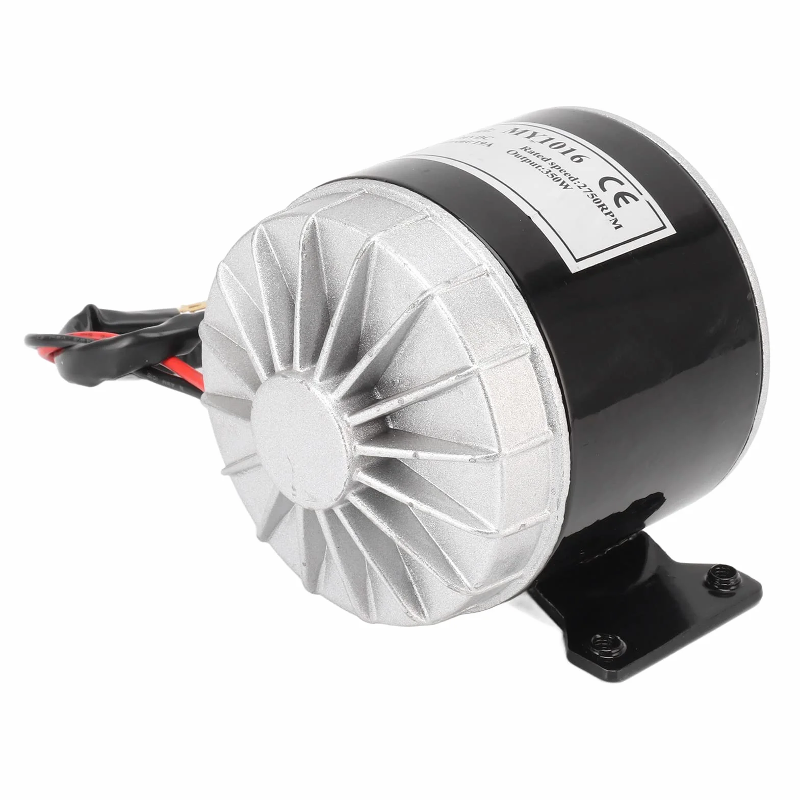 Motor Eléctrico de Reducción de Engranajes 24V 350W 2750 RPM para Bicicleta Eléctrica