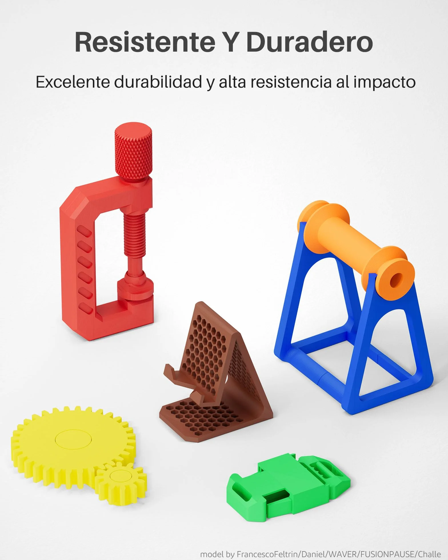 ELEGOO Filamento PETG 1.75mm 1KG Negro, Precisión Dimensional +/- 0.02mm para Impresora 3D