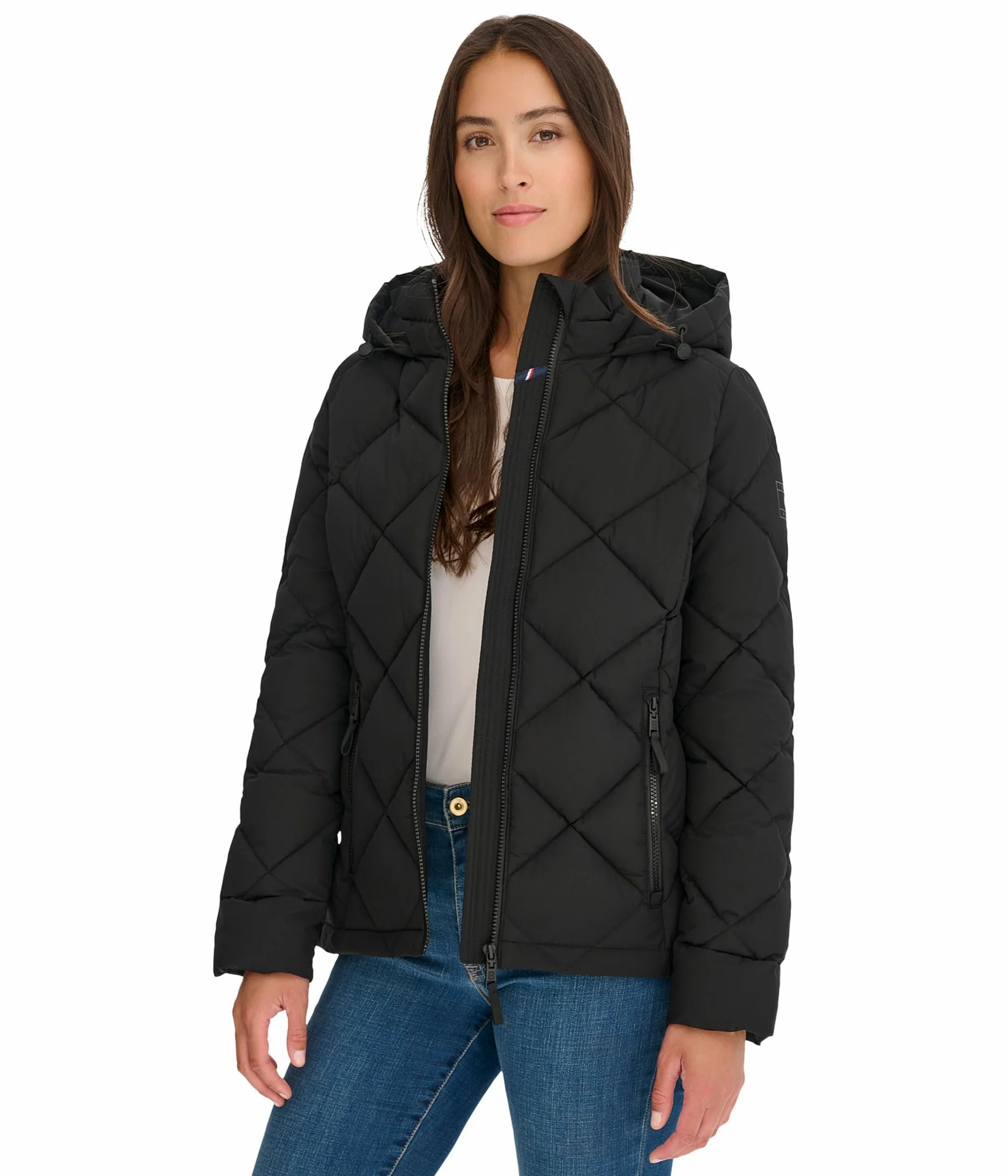 Tommy Hilfiger Abrigo ligero esencial para mujer
