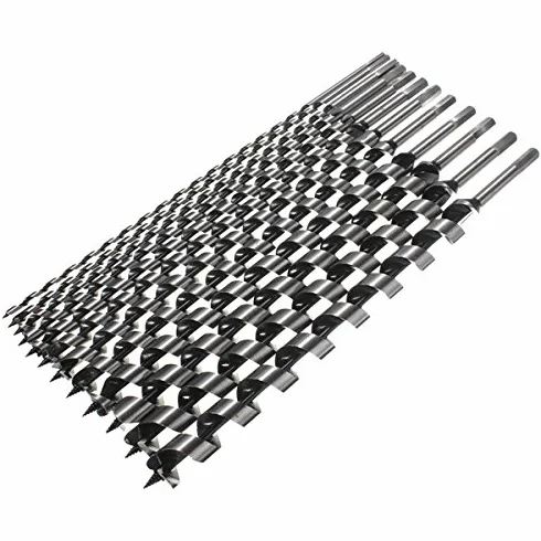 EsportsMJJ 460mm 6-28mm Vástago Hexagonal Brad Point Broca Espiral Herramienta de Perforación de Madera