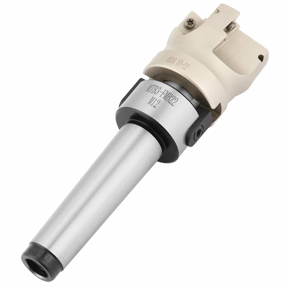 Cortador de molino de extremo facial MT3-FMB22 400R-50-22 con 10 insertos APMT1604 carburo CNC