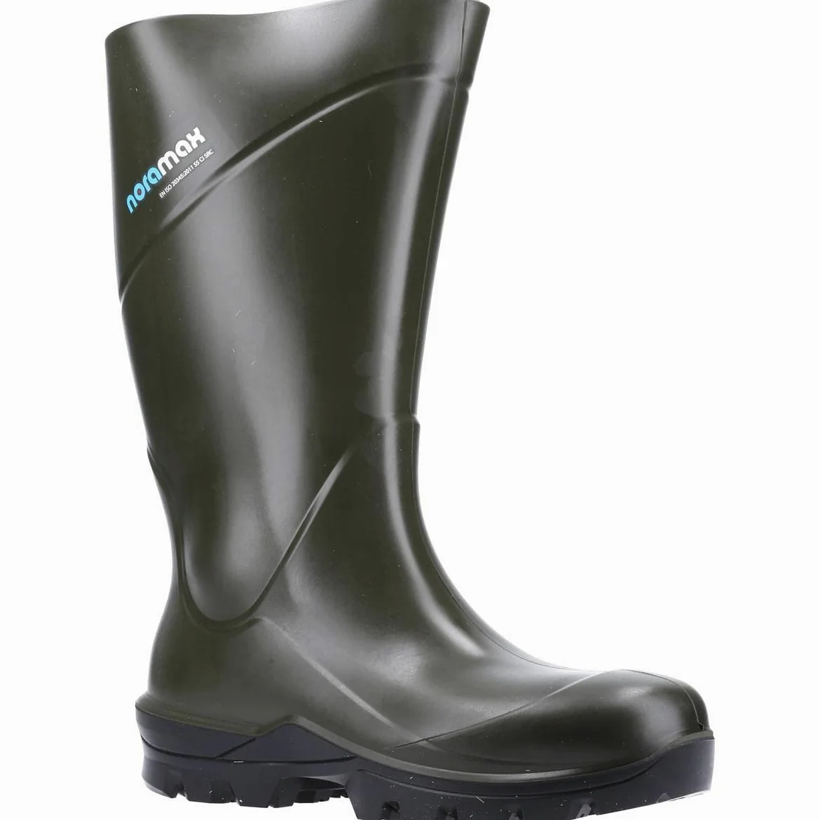 NORAMAX AGRI S5 Bota de Agua de Seguridad para Agricultura, Verde, Talla 43