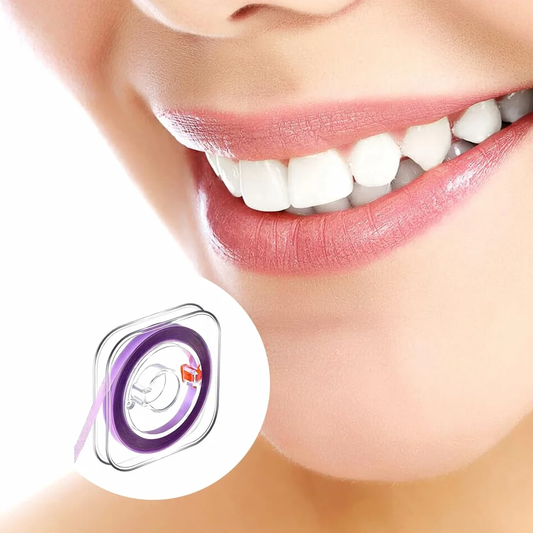 Tiras De Pulido Dental Doble Cara 50µm Papel De Lija Dental Para Limpieza Profunda
