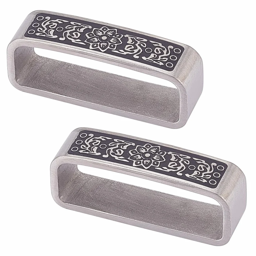 OLYCRAFT Soporte para trabillas para cinturón de metal, hebilla de repuesto para hombre