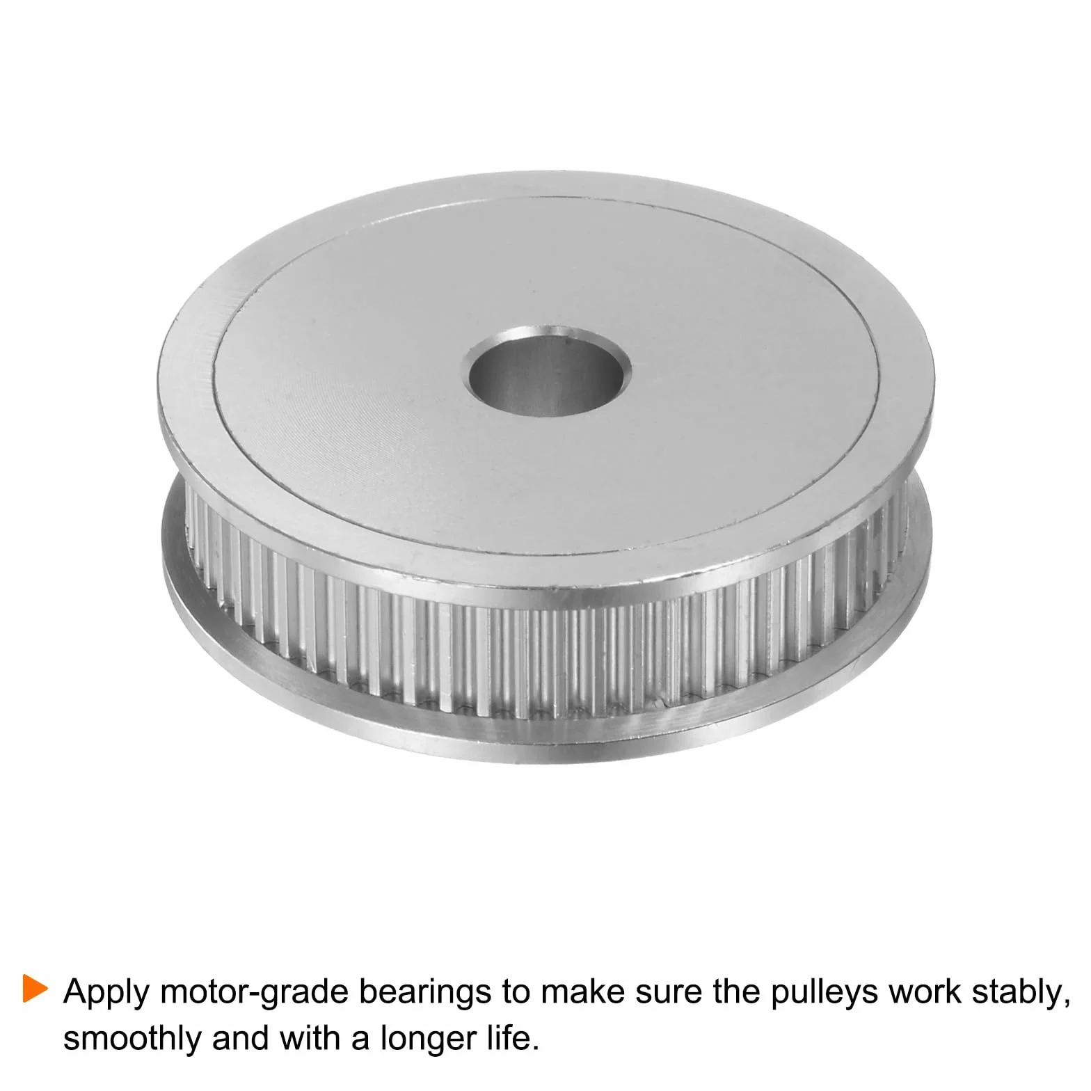 sourcing map 2GT Polea 60 Dientes 8mm 40mm Aluminio Correa Distribución CNC