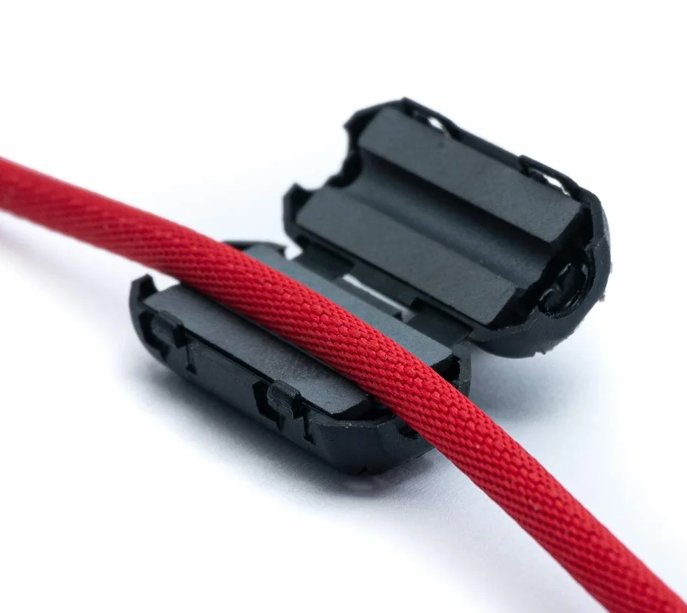 Núcleo de Ferrita Dividido de 5 mm, Filtro de Onda Envolvente para Cables, 5 Núcleos