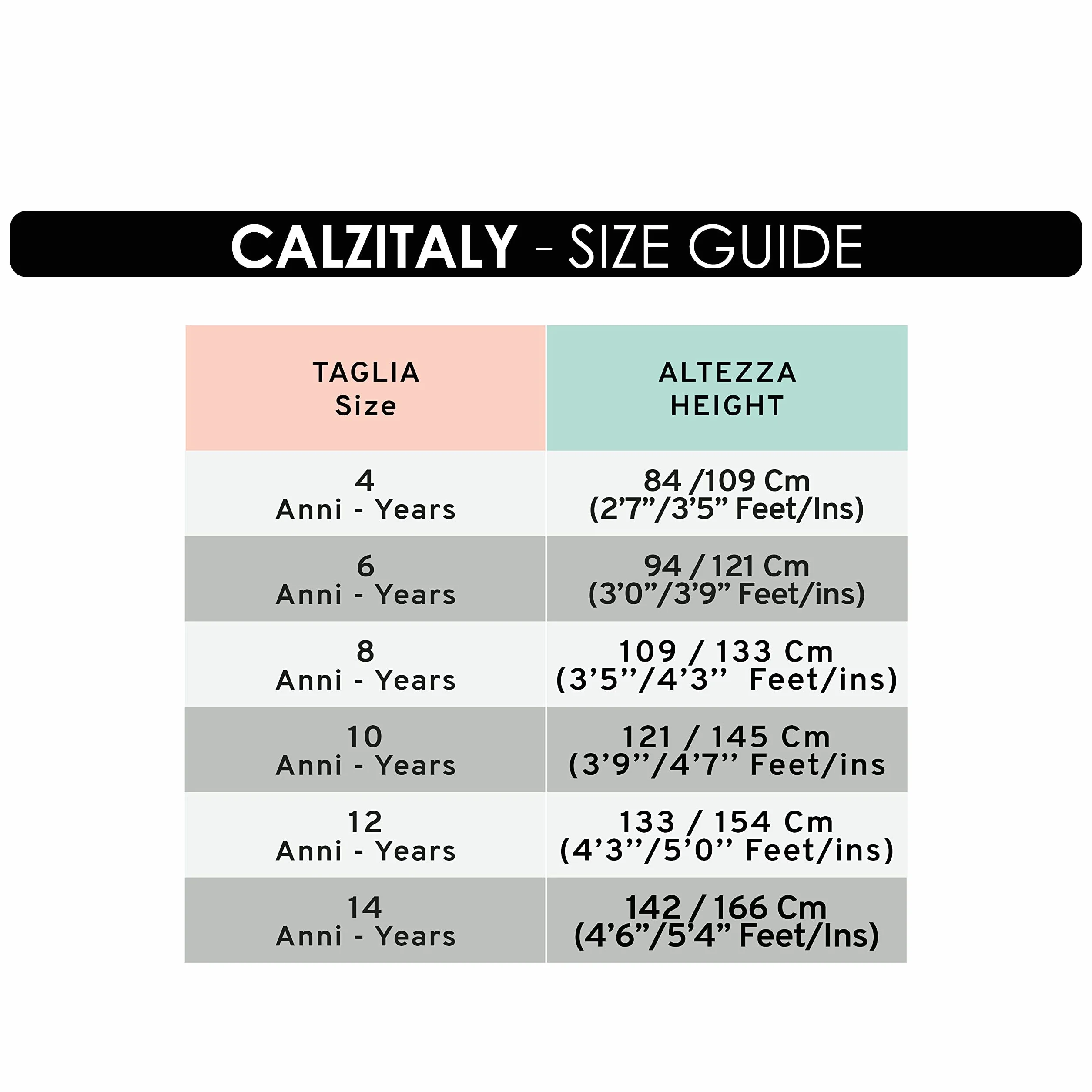 CALZITALY Leggings de Danza para Bebés 60 Den Pack 2 Pares
