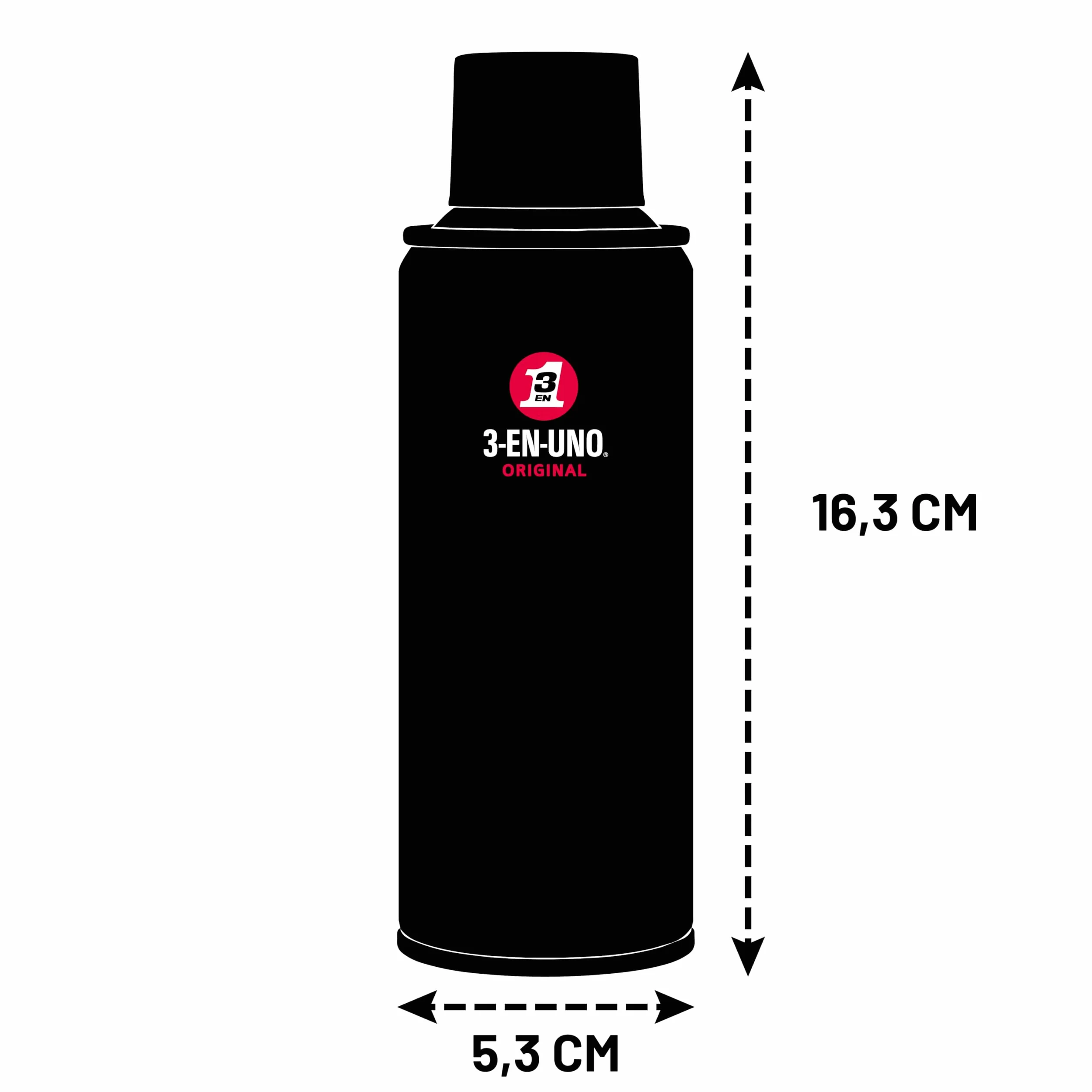 3-IN-ONE Spray Multiusos 200 ml Lubrica Limpia y Protege Contra el Óxido