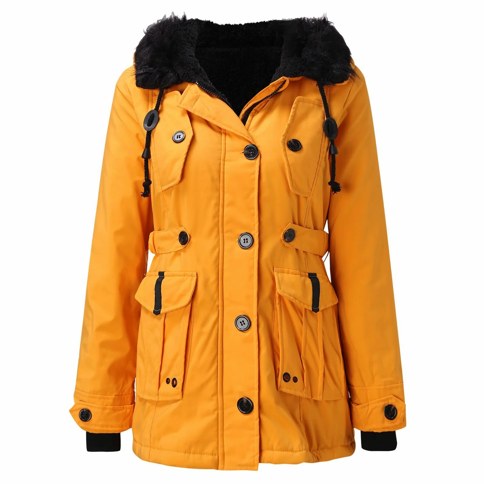 Generisch Chaqueta de forro polar para mujer, chaqueta de talla grande, abrigo cálido, chaqueta, abrigo, abrigo, abrigo, abrigo, abrigo cálido y grueso con forro de piel sintética