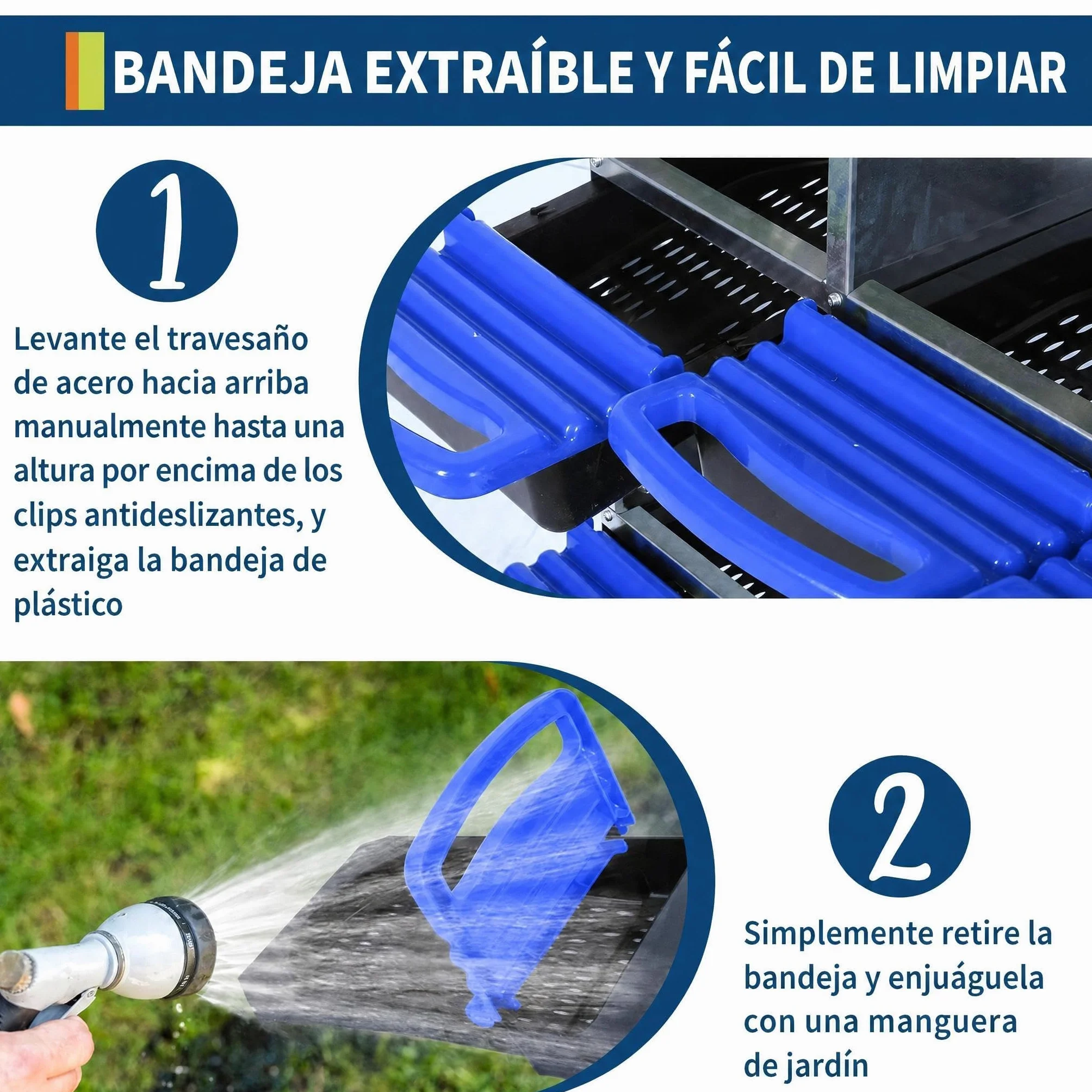 Garvee Caja De Anidación para Gallinas 6 Compartimentos Acero Galvanizado Antióxido Tapa Extraíble
