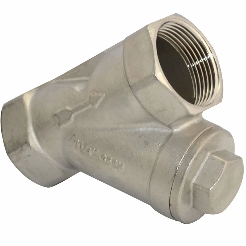 Válvula Colador Wye 1-1/4" Acero Inoxidable CF8M