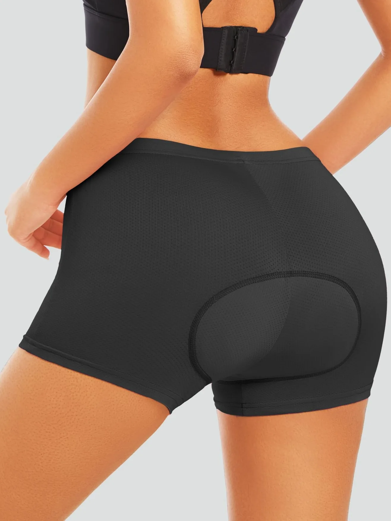 Ropa Interior de Ciclismo para Mujer 4D Pantalones Cortos de Bicicleta Acolchados Ligeros Pantalones Cortos de Ciclismo Transpirables diseño ergonómico