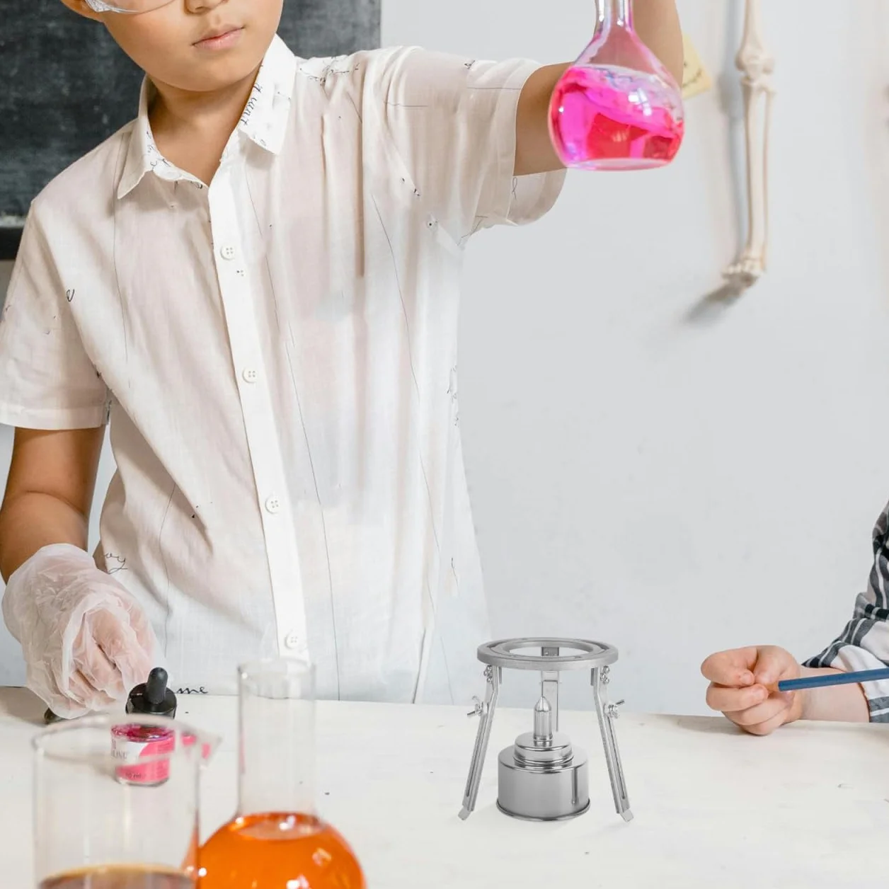 ABOOFAN Trípode De Laboratorio Ajustable Soporte Para Lámpara De Alcohol