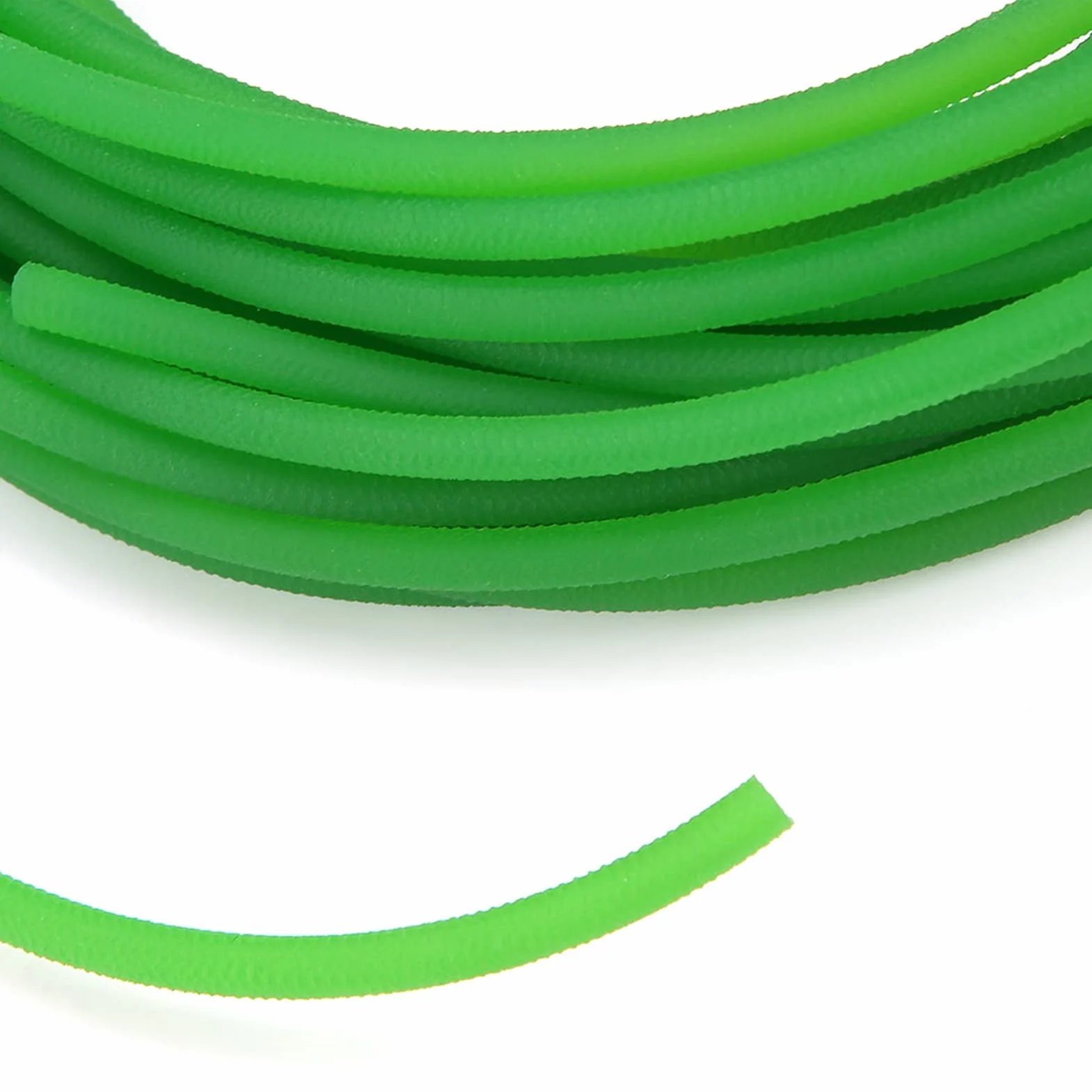 Correa Redonda de Poliuretano PU Verde 4mm x 10m para Transmisión