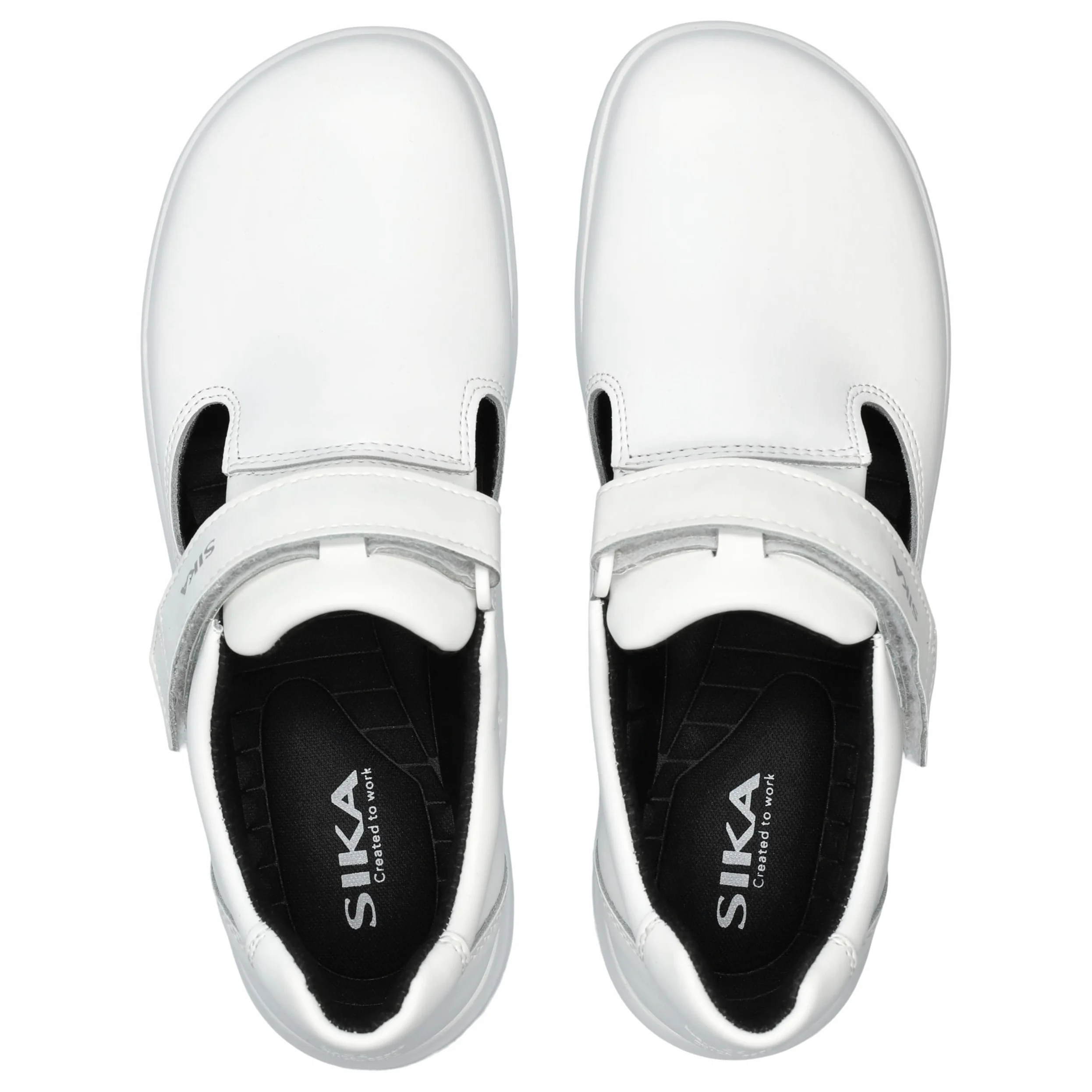 Sandalia OptimaX sin puntera blanco O1 + SRA + negro 191