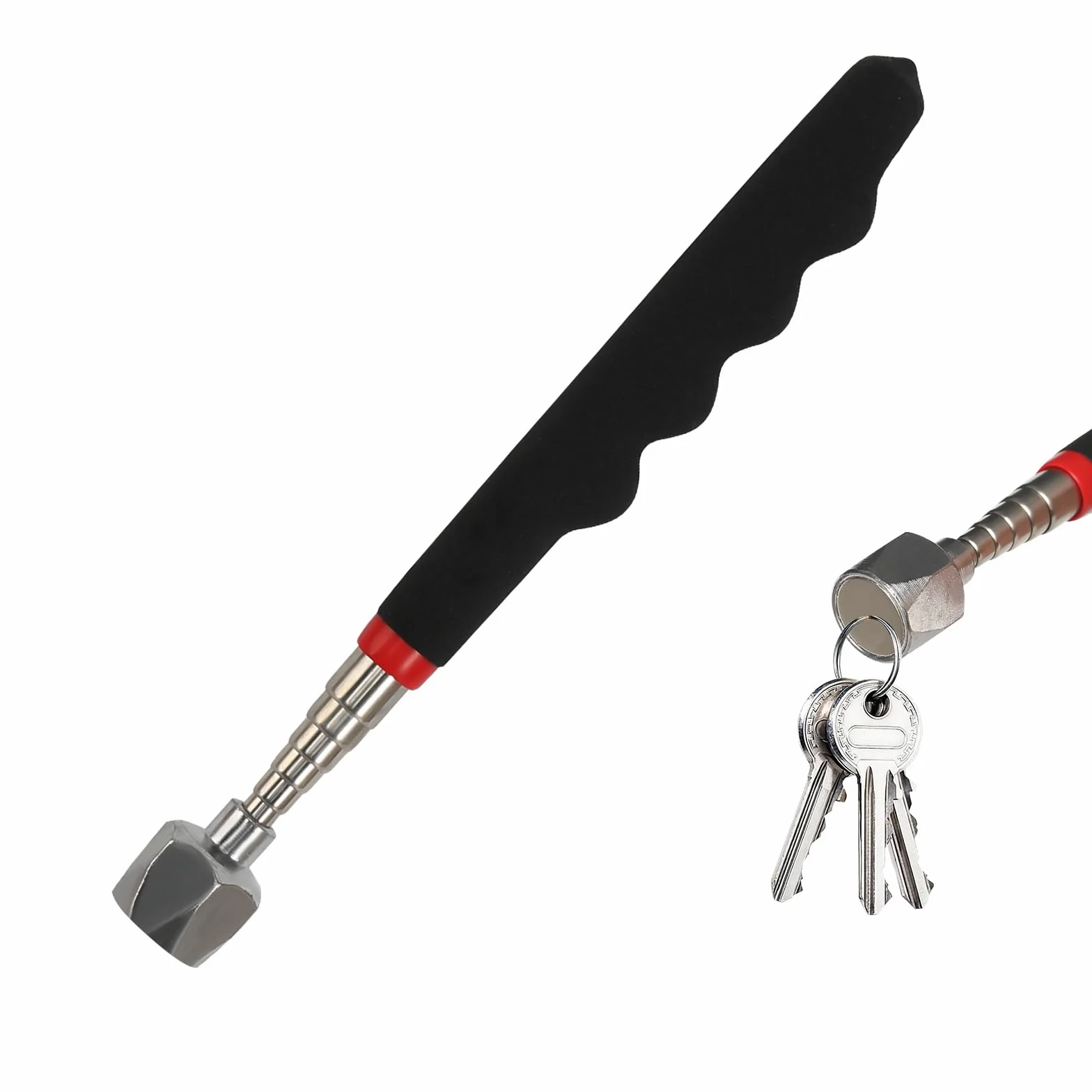 Barra magnética telescópica 7,2 kg 80 cm elevador magnético herramienta de recogida
