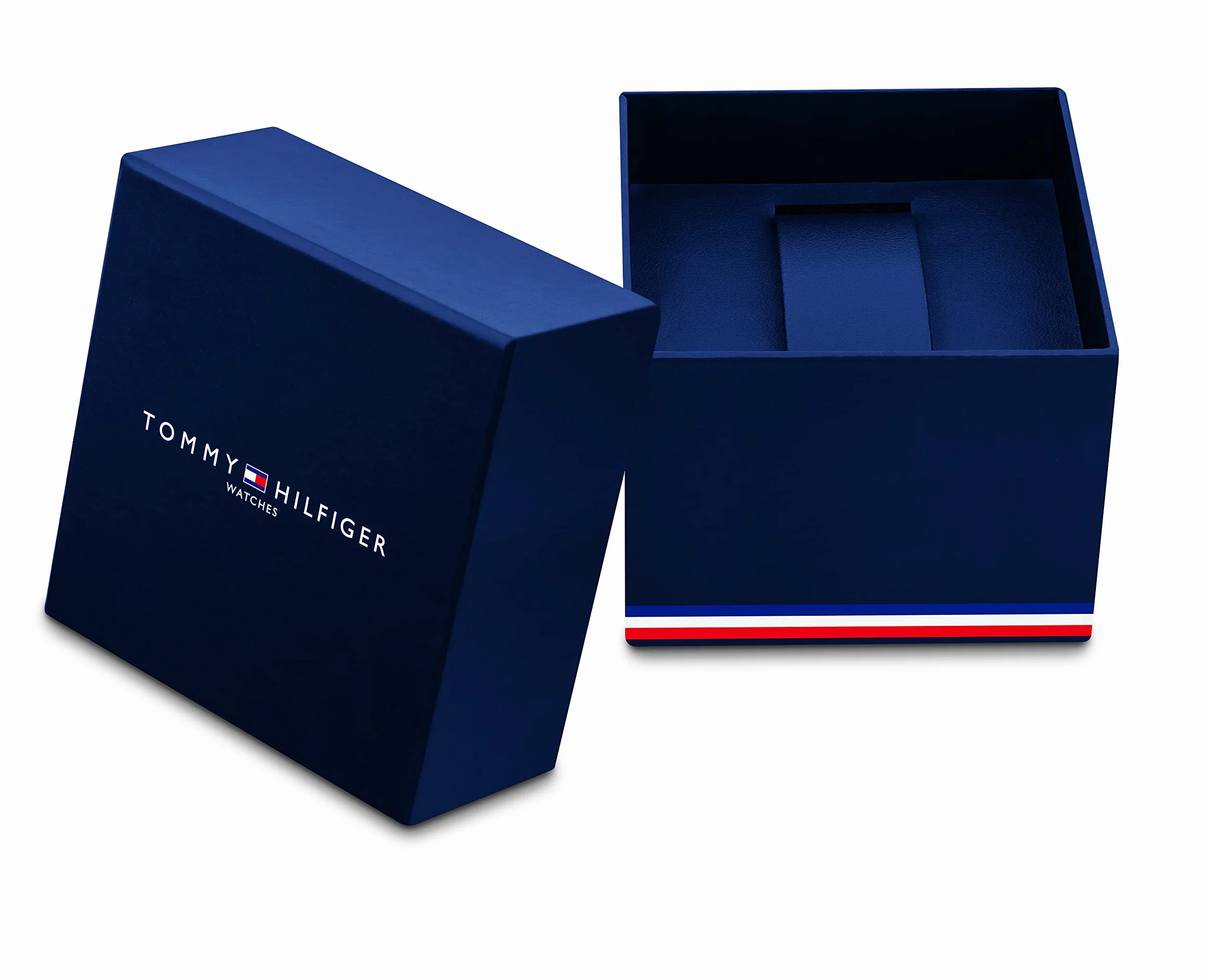 Tommy Hilfiger Reloj Analógico de Cuarzo para Mujer con Correa de Malla de Acero Inoxidable Plateada o Correa de Cuero Rosa