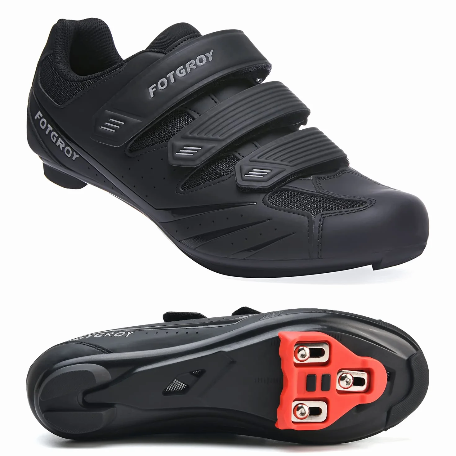 Hombre Zapatillas de Ciclismo para Mujer, Zapatillas Peloton Compatibles SPD ARC Look Delta con Tacos, Zapatillas Unisex Montar Bicicleta Interior, Zapatillas Bicicletas de Carretera Exterior