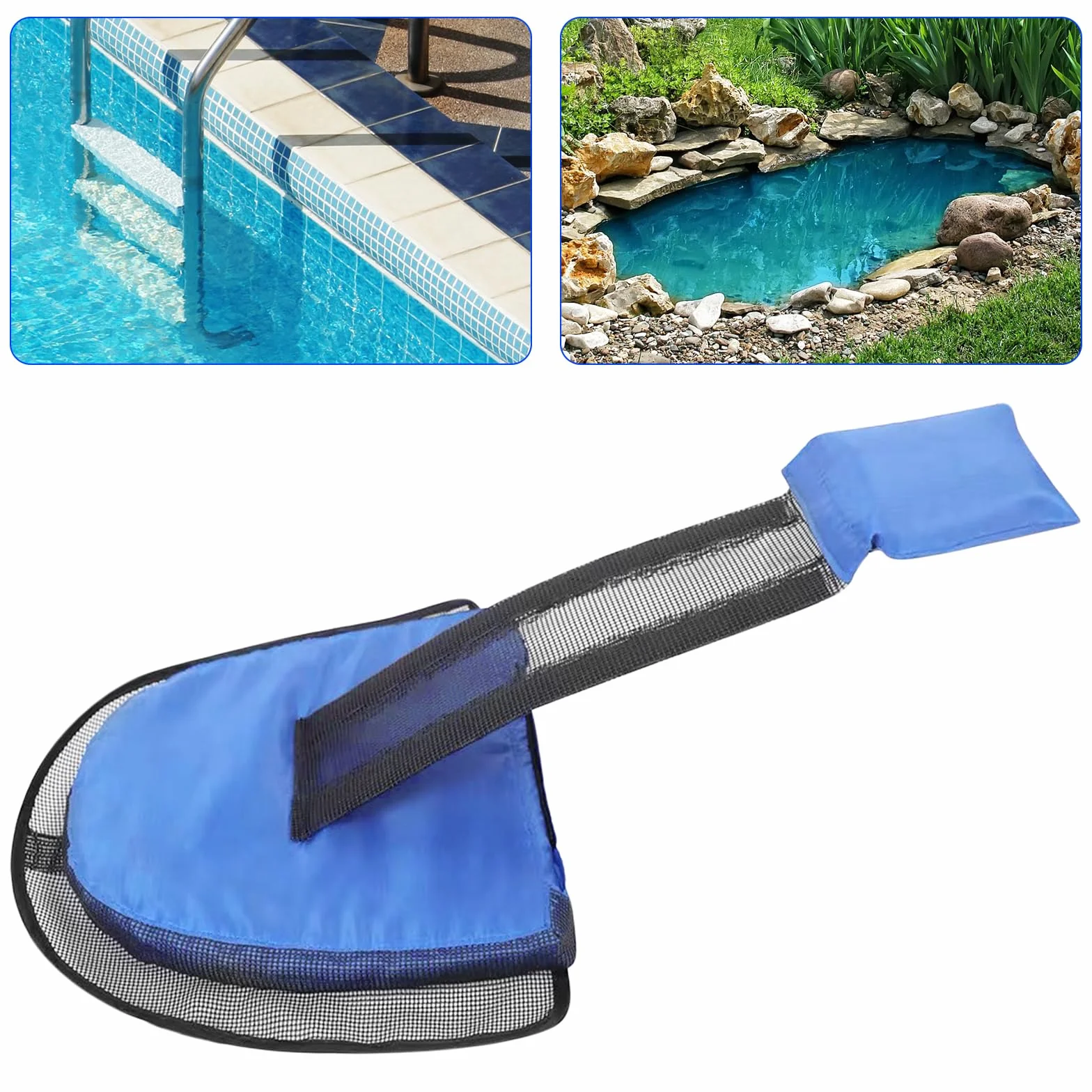 Qooloo Rampa de Rescate para Piscina, Rescate de Animales, Accesorio de Salida