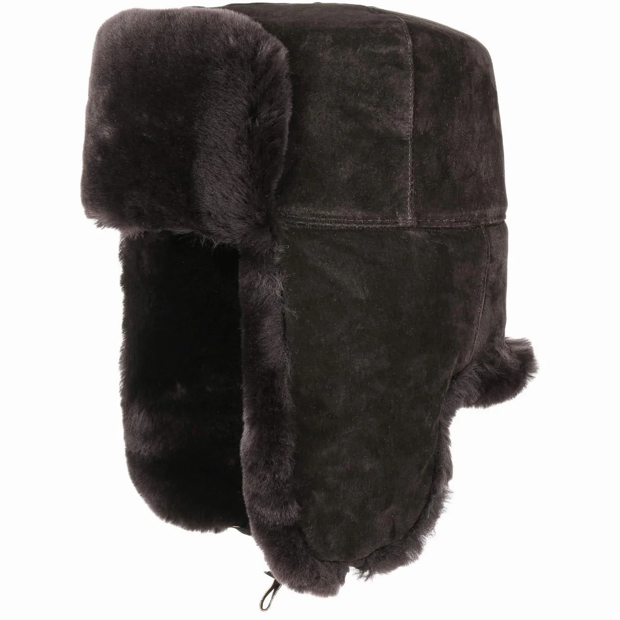 Lierys Gorro de Piel Schiwago Uschanka con Forro Acolchado Lana Virgen Invierno S-XXL