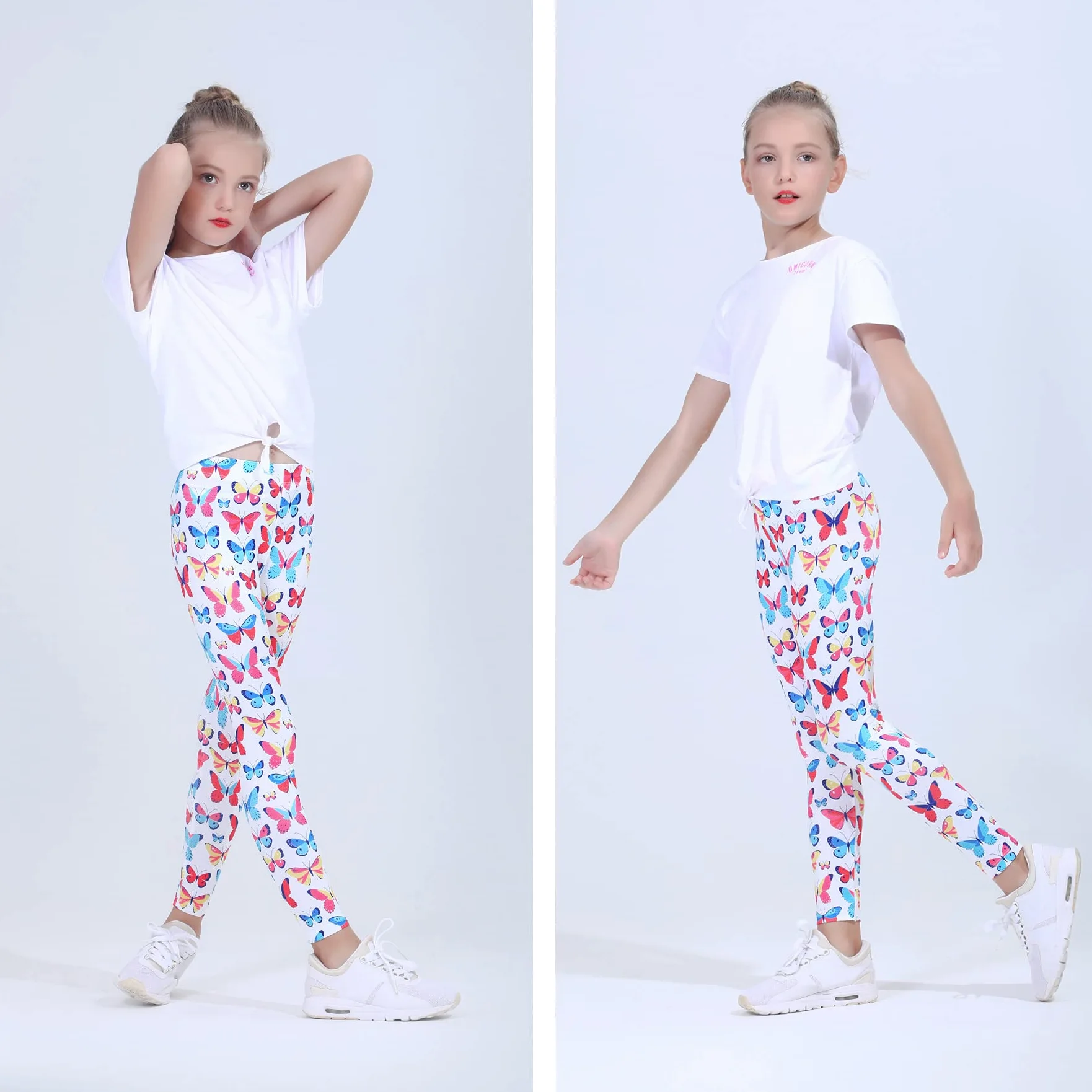 Quedoris - Leggings de Yoga para niña (3 a 13 años)
