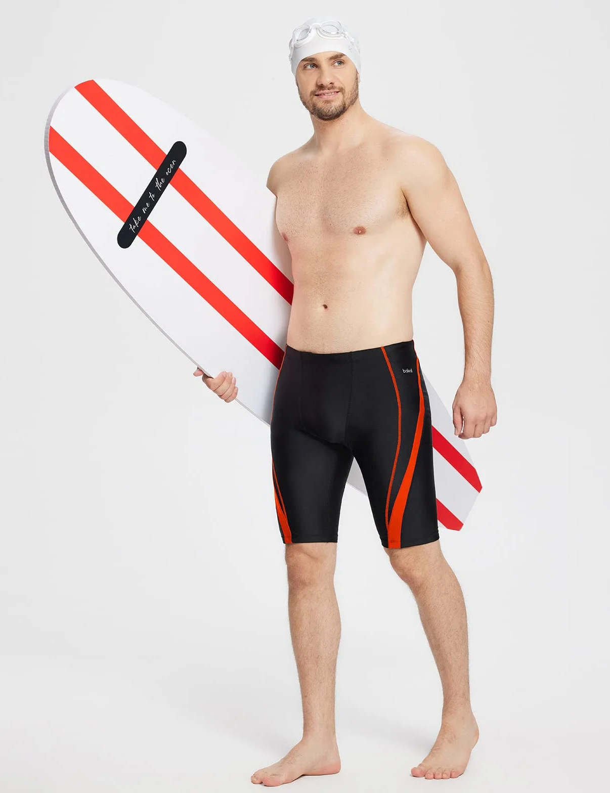 baleaf Traje de baño de compresión competitiva para Hombre, Pantalones Cortos de natación atléticos duraderos