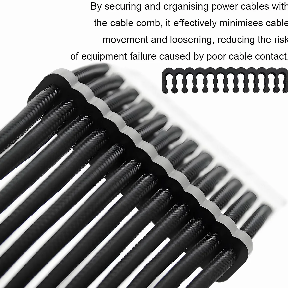 Peine para cables de PC Kit 32 piezas Gestión de cables PSU modular 12+4P 16P 24P 8P 6P 4P