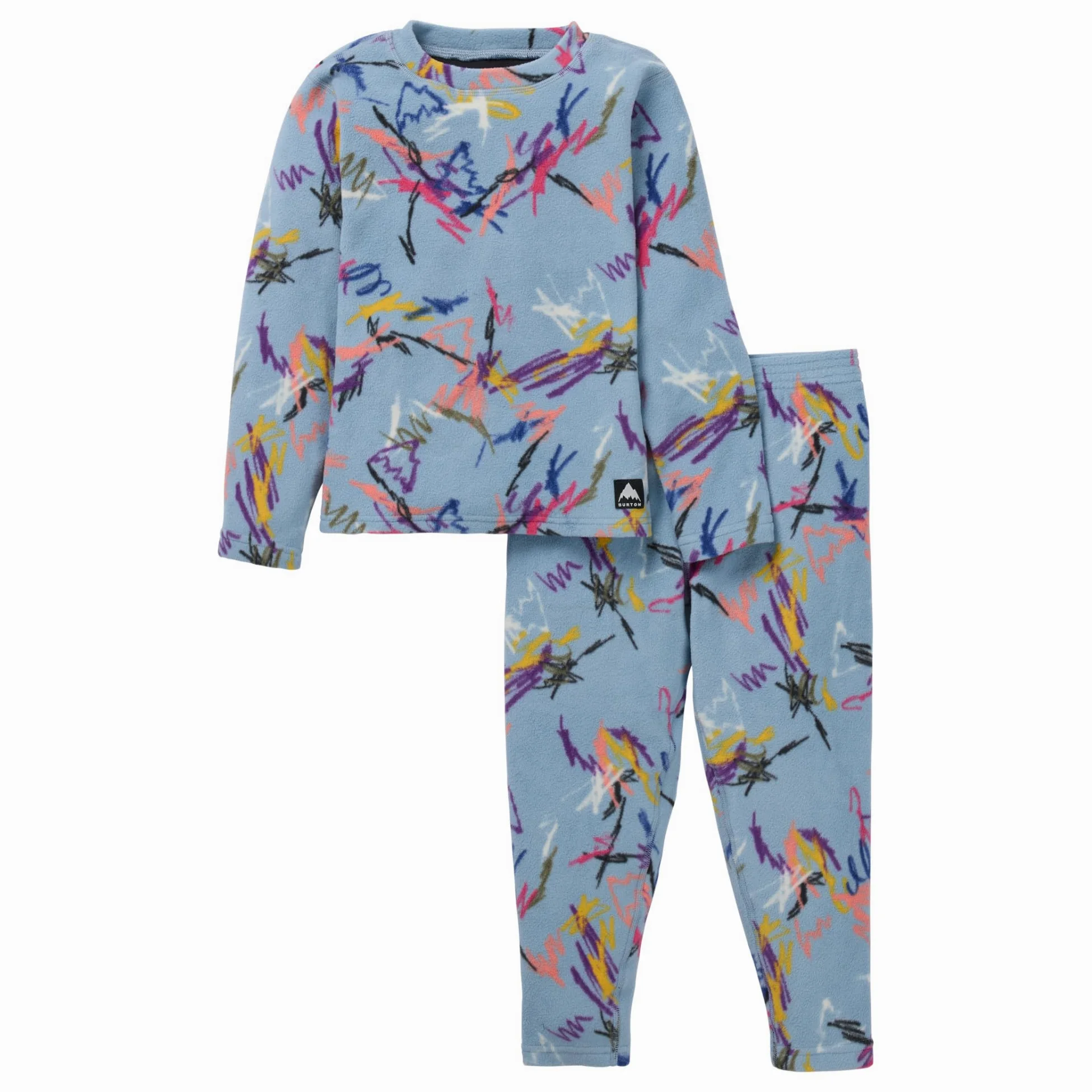 Burton Conjunto de capa base de forro polar para niños pequeños