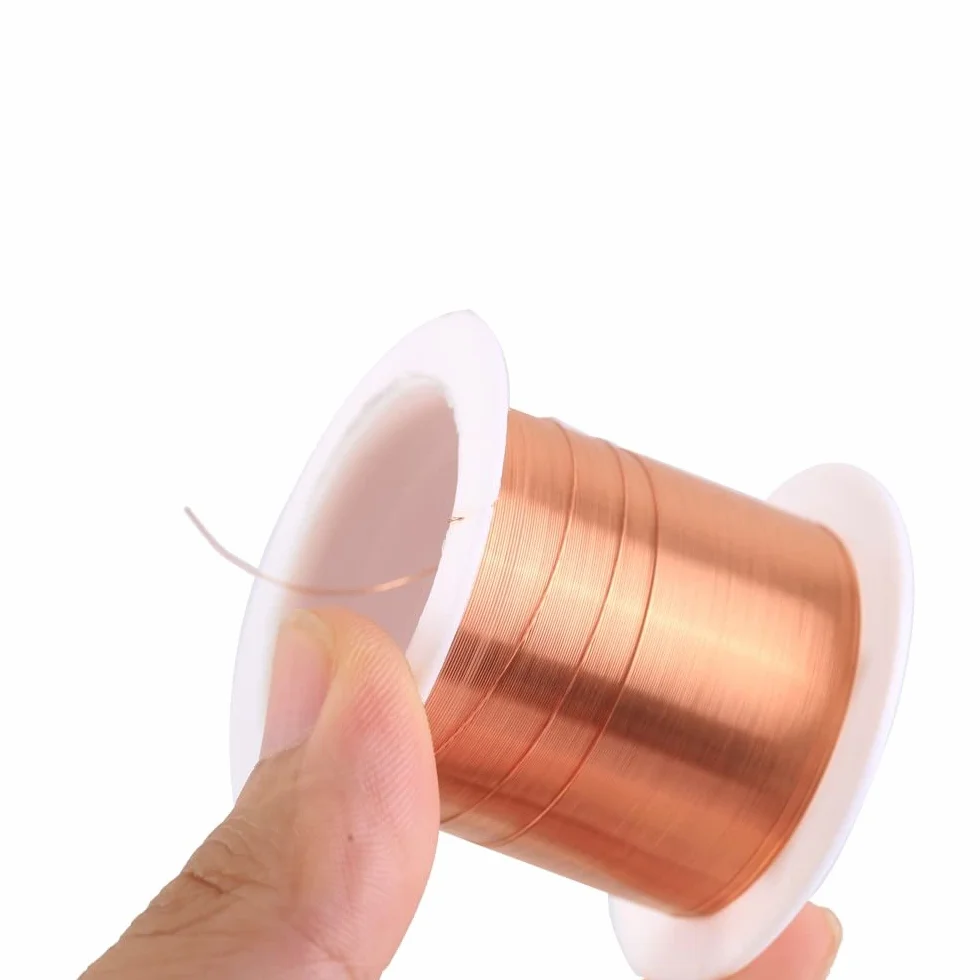 MiOYOOW Alambre de Cobre Esmaltado 0.2mm 20m Bobina Magnética para Transformador Motor Altavoz