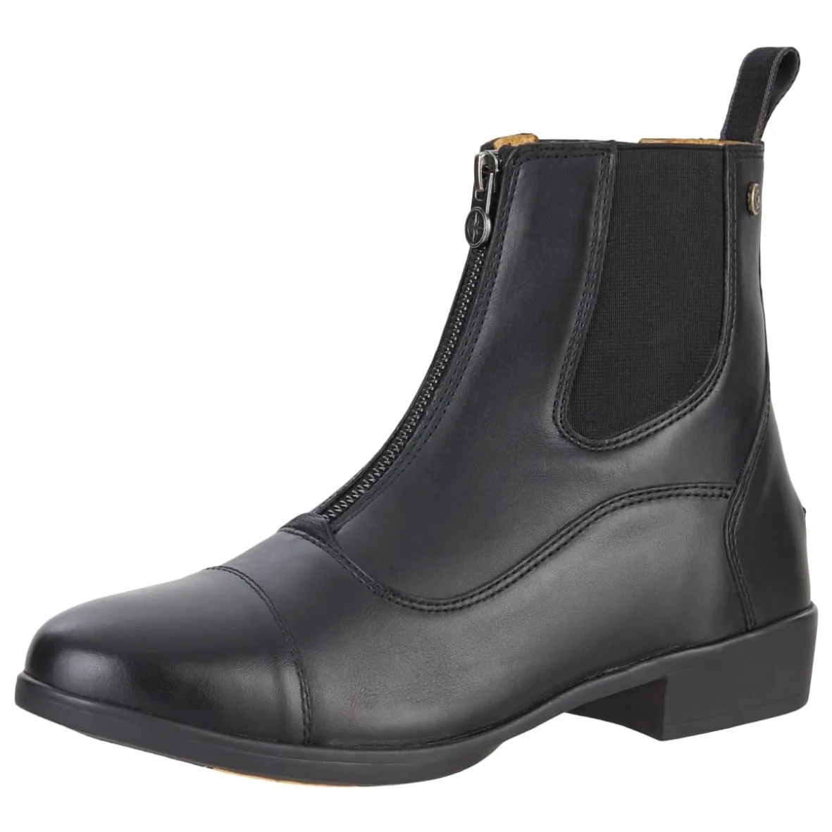 SUEDWIND FOOTWEAR Botines de equitación "Advanced II FZ Soft" con cremallera frontal | Zapatos de equitación con piel suave | Gran ajuste | Suela cómoda | Botas Jodhpur | Equitación, paseo, ocio