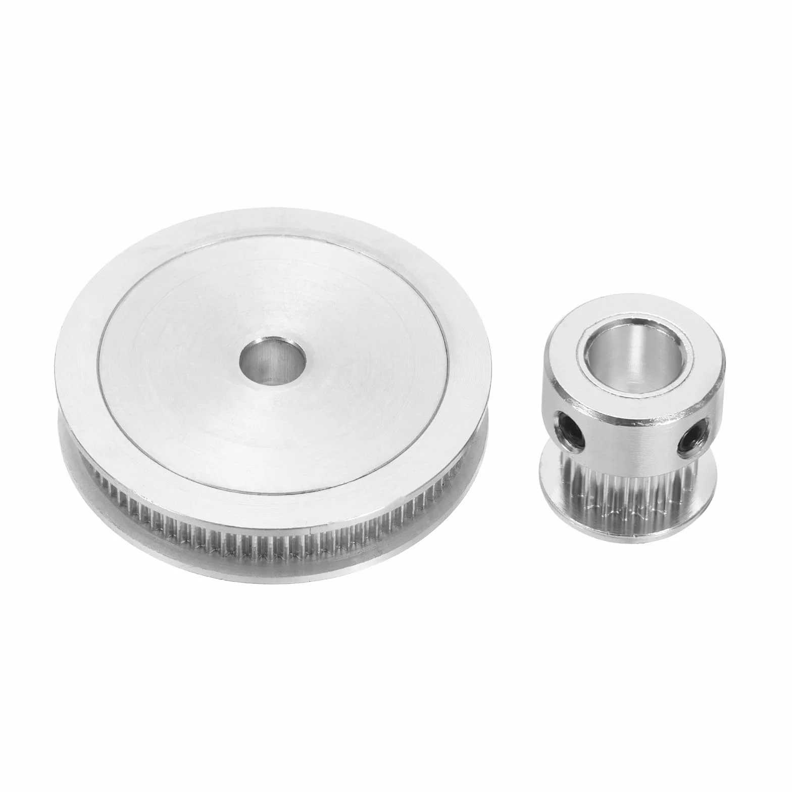 QUARKZMAN GT-2 Rueda Sincrónica 20&80 Dientes 8mm Orificio Polea de Temporización Aleación Aluminio 250mm Correa 6mm