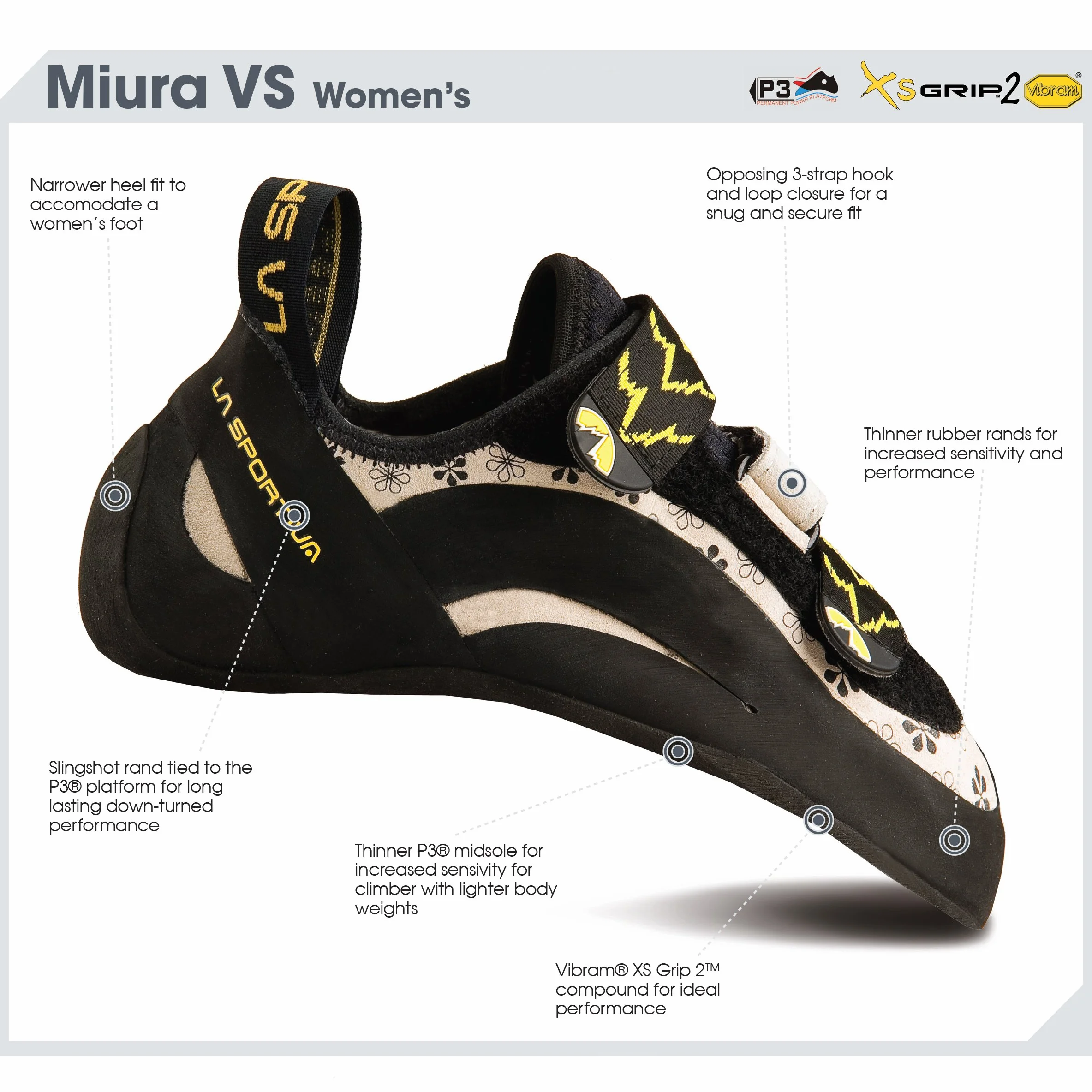 La Sportiva Miura Vs Woman - Zapatos de Escalada Mujer