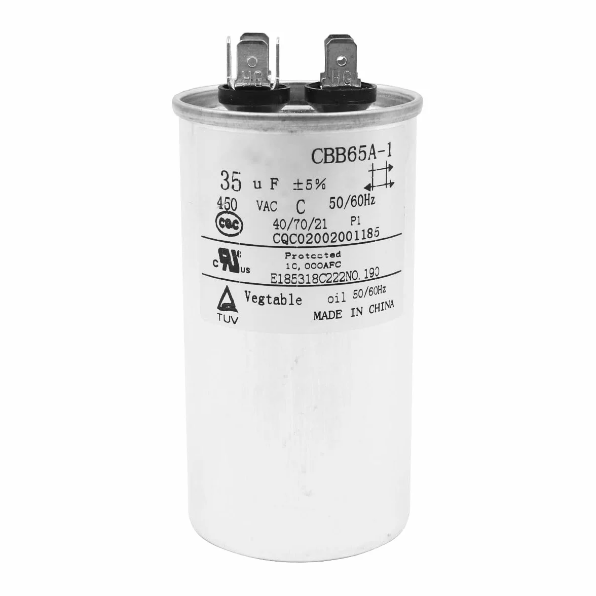 DollaTek 35uF CBB65 Motor Run Capacitor 450VAC 50/60Hz
