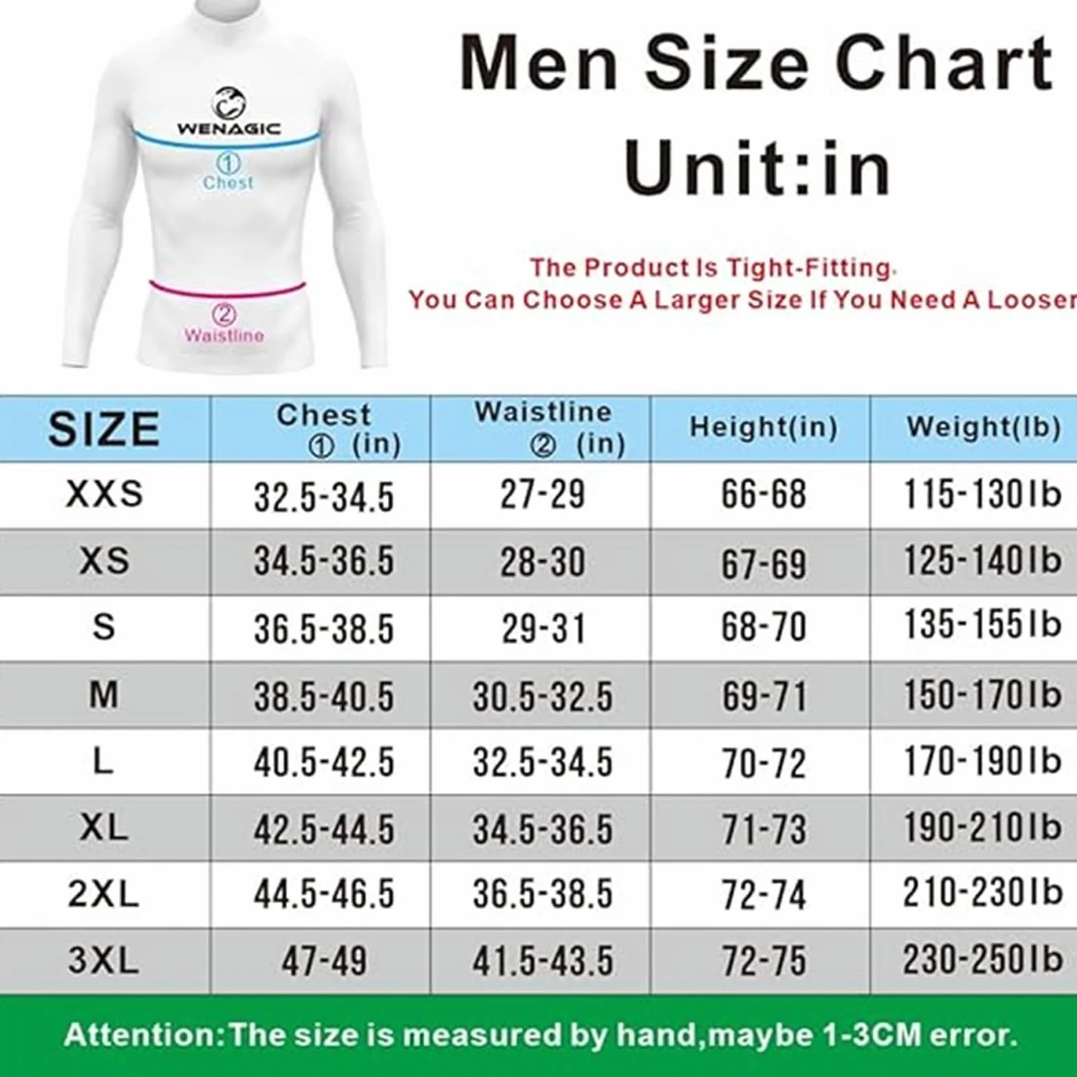 Camiseta de manga larga para hombre con protección UPF 50+, secado rápido, compresión para natación, surf, playa
