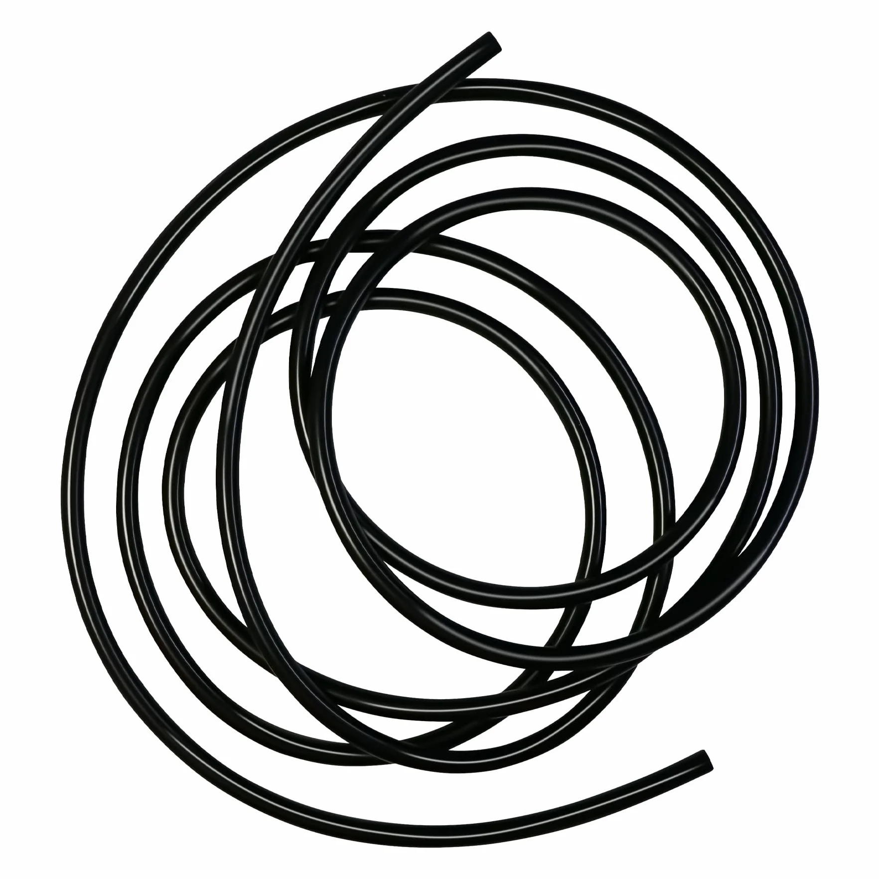 Tubo de silicona flexible 6x10 mm 4,5 m manguera para acuario aire color negro