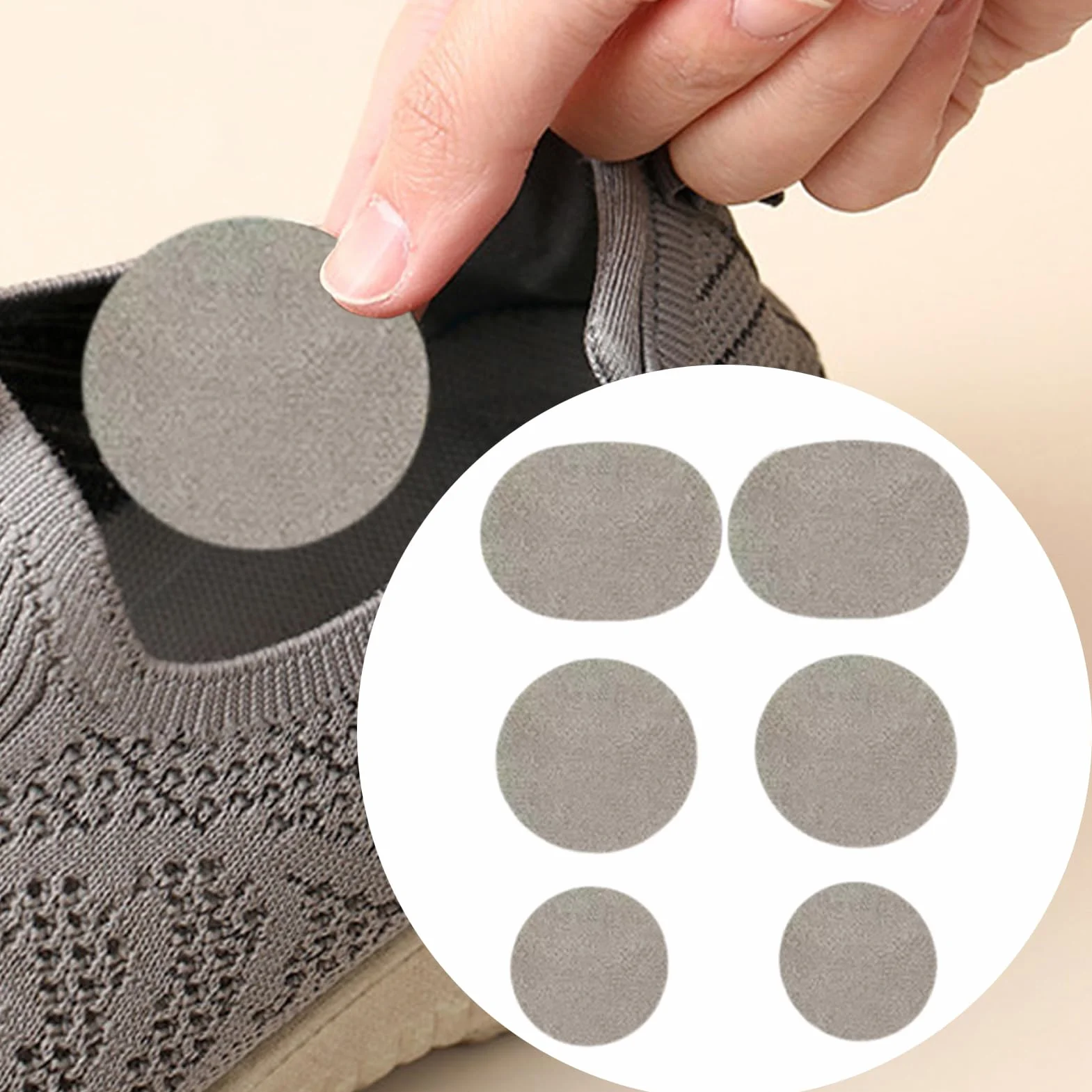 Manolyee Parches para Zapatos Agujeros | Protector De Puntera Para Zapatillas | 6 Piezas Parches Flexibles Para Disfraces Ropa De Bebé Sombrero Chaquetas Botas De Senderismo Mochilas