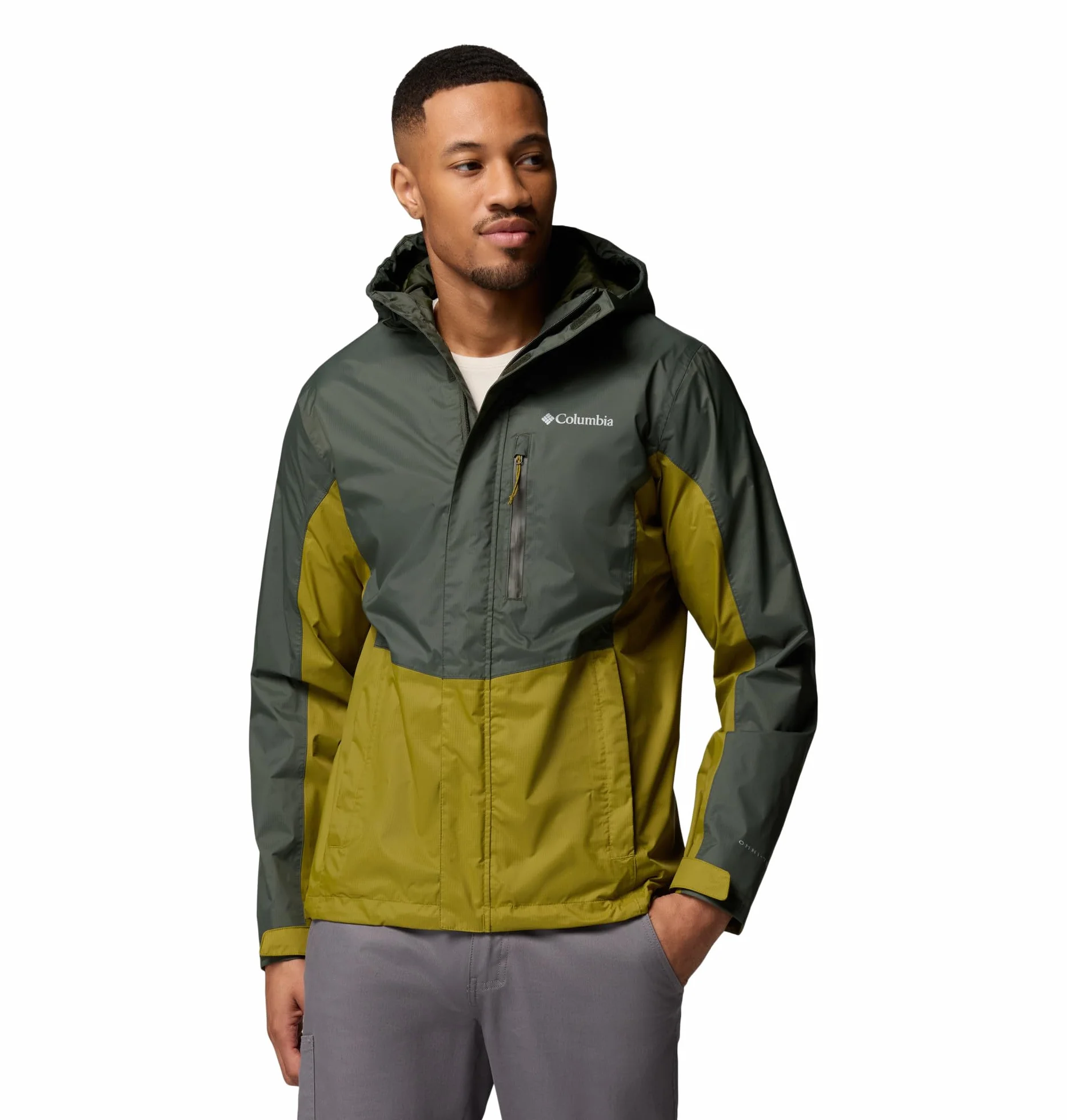 Columbia Pouring Adventure III Jacket, Chubasquero Impermeable para Hombre