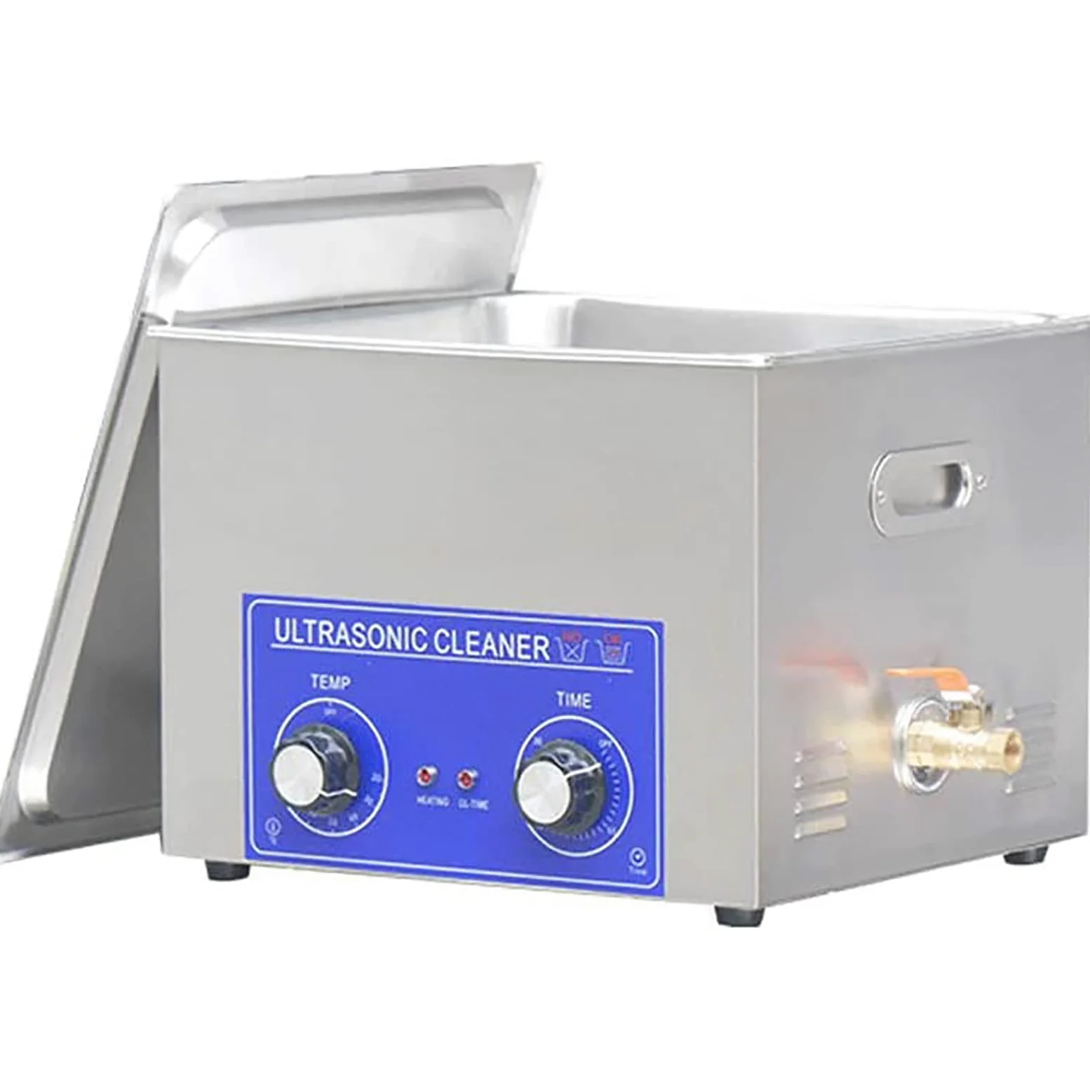 Limpiador Profesional de 10 litros con Calentador y Temporizador, máquina de Limpieza eléctrica Comercial para Limpiar Gafas, Relojes, Piezas de dentaduras postizas,