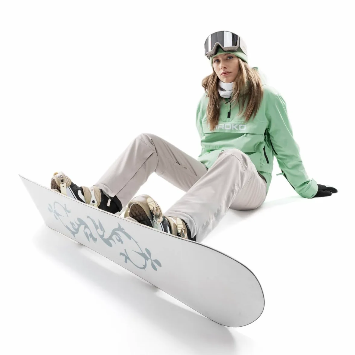 SIROKO Chaqueta de snowboard esquí y nieve W6-W Elm Verde.
