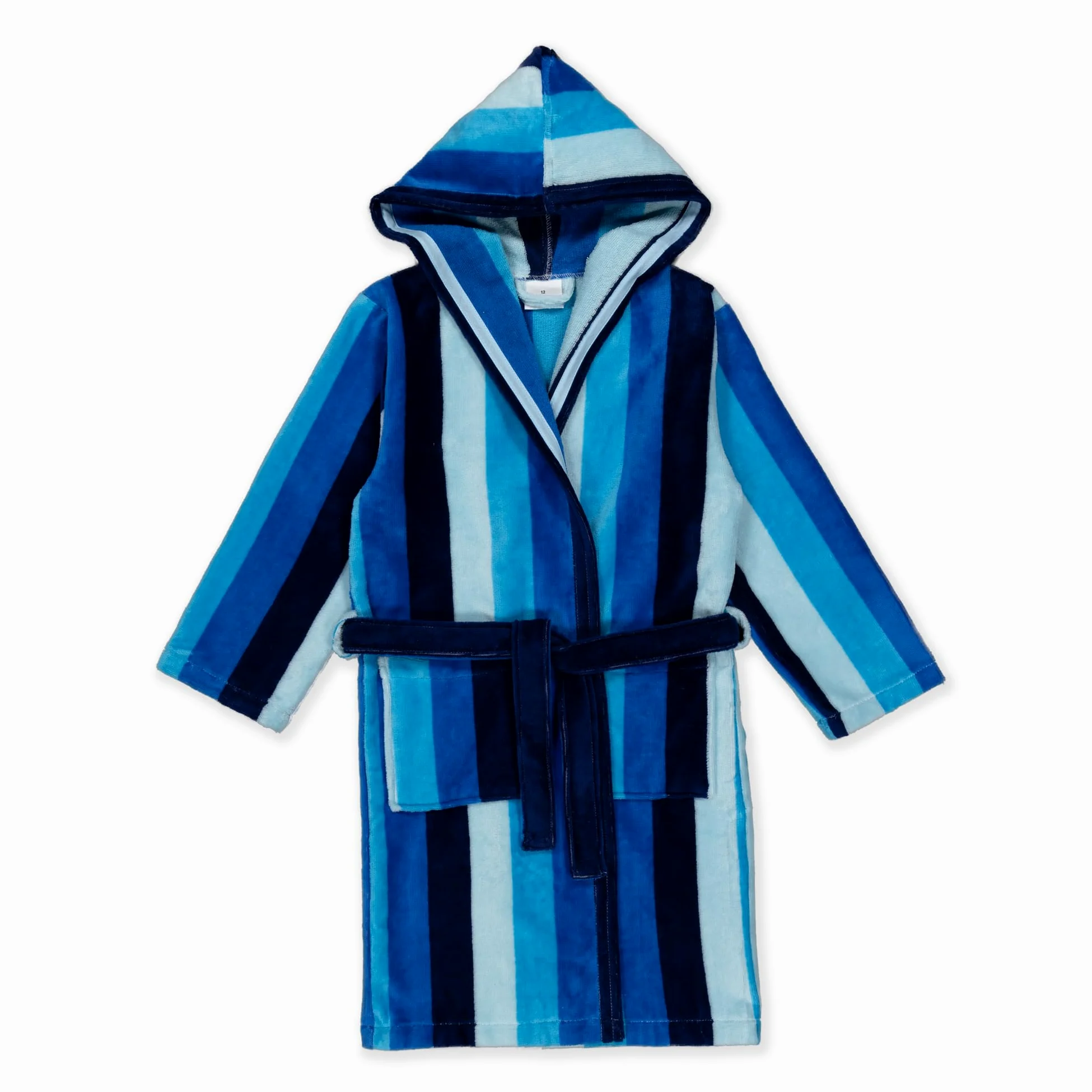 KIDS - Albornoz Niños adolescentes Algodón: Niño, Niña, Unisex, Infantil y Bebé - 100% Algodón OEKO-TEX - 2 Bolsillos, Cinturón, Capucha, Albornoces Rizo muy suave con bordados para niños